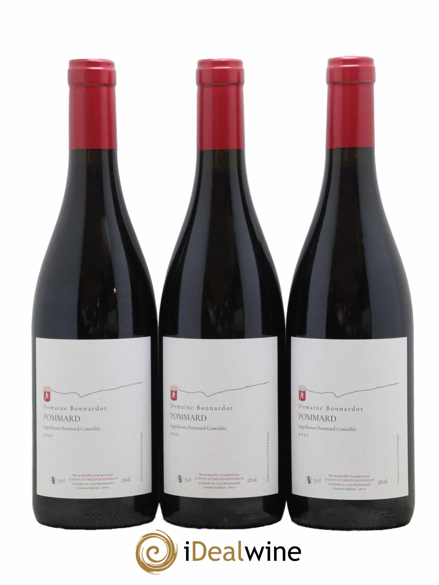 Pommard Domaine Bonnardot 2021 - Lot de 3 bouteilles - 0