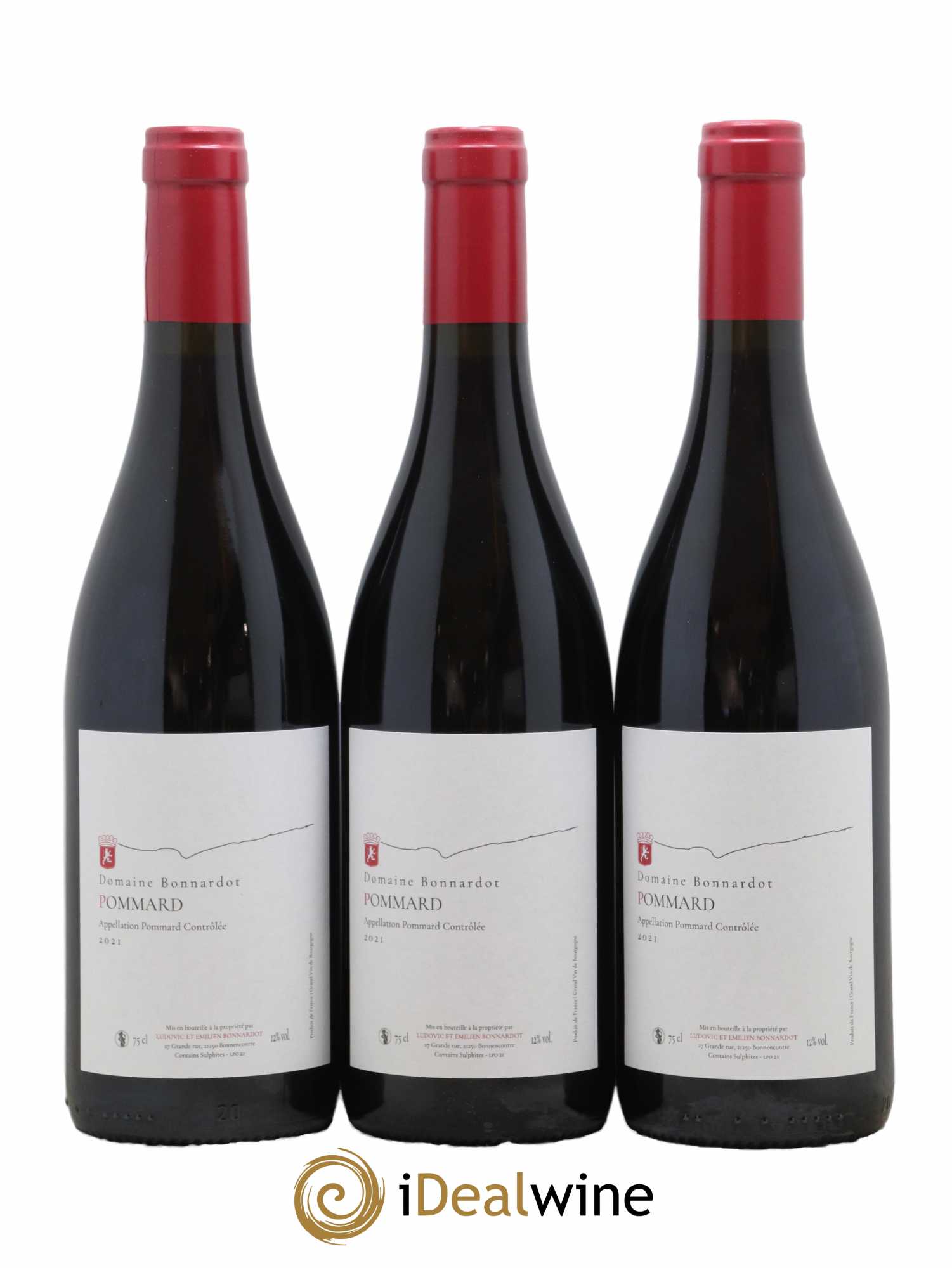 Pommard Domaine Bonnardot 2021 - Lot de 3 bouteilles - 0