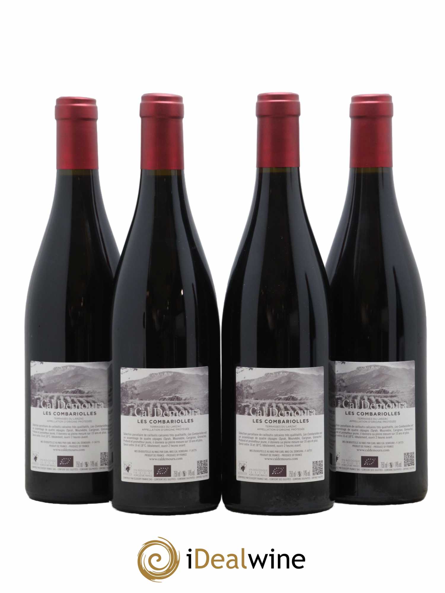 Terrasses du Larzac Les Combariolles Mas Cal Demoura 2021 - Lot de 4 bouteilles - 1