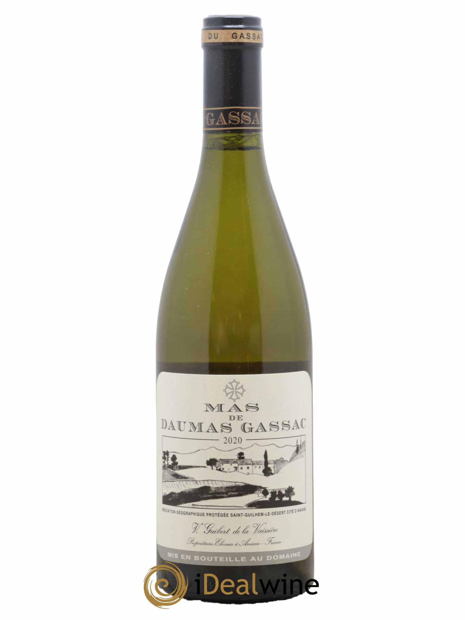 Saint-Guilhem-le-Désert - Cité d'Aniane Mas Daumas Gassac Famille Guibert de La Vaissière 2020 - Lot de 1 bouteille - 0
