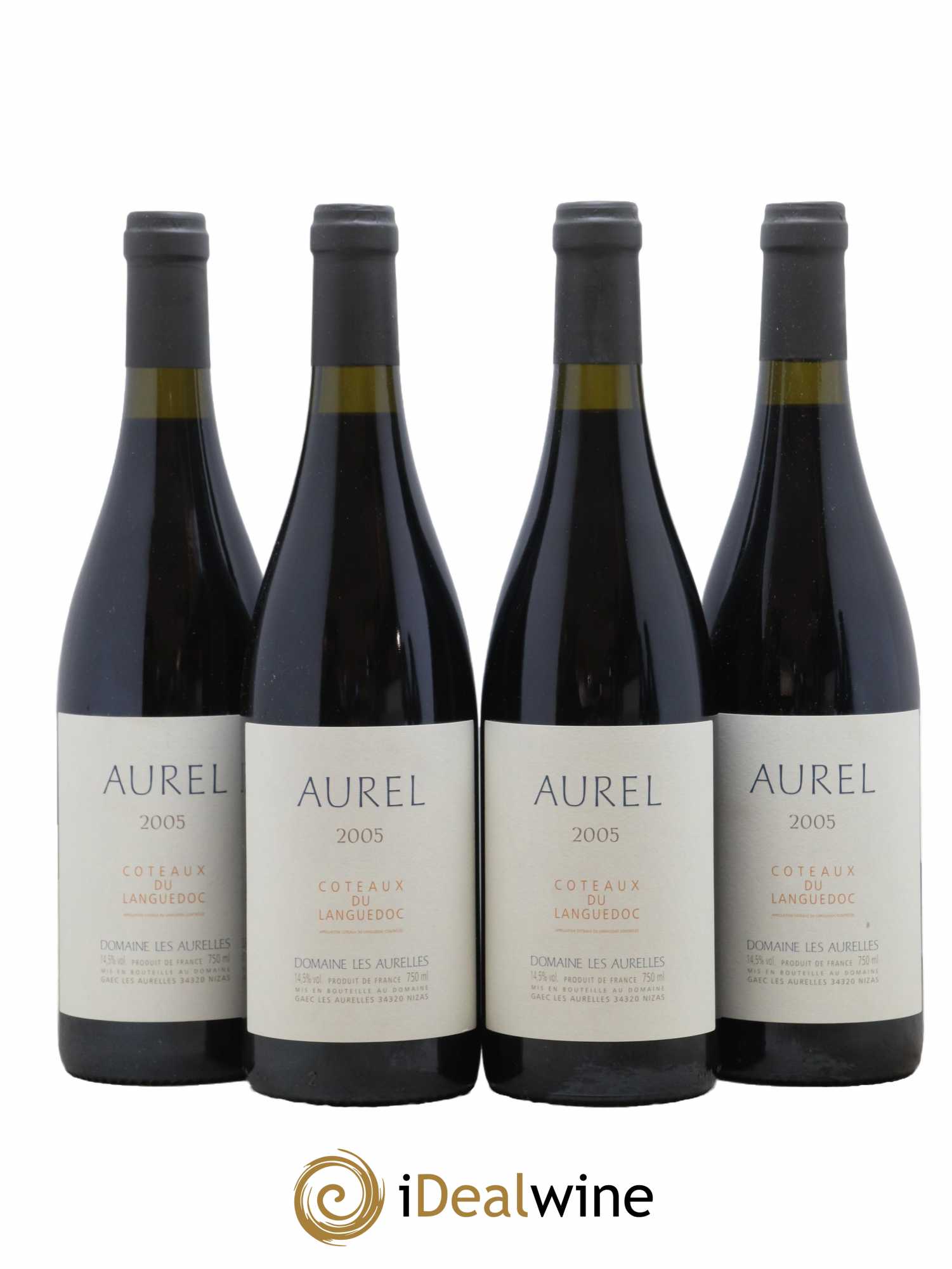 Languedoc Pézenas Aurel Domaine les Aurelles 2005 - Lot de 4 bouteilles - 0