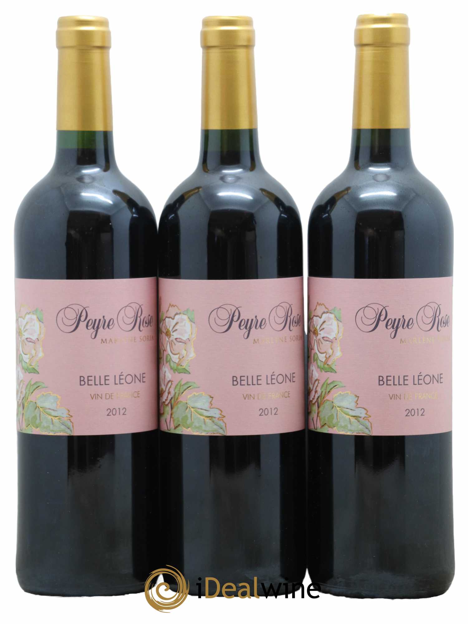 Coteaux du Languedoc Domaine Peyre Rose Belle Léone (anciennement Syrah Léone) Marlène Soria 2012 - Lot de 3 bouteilles - 0