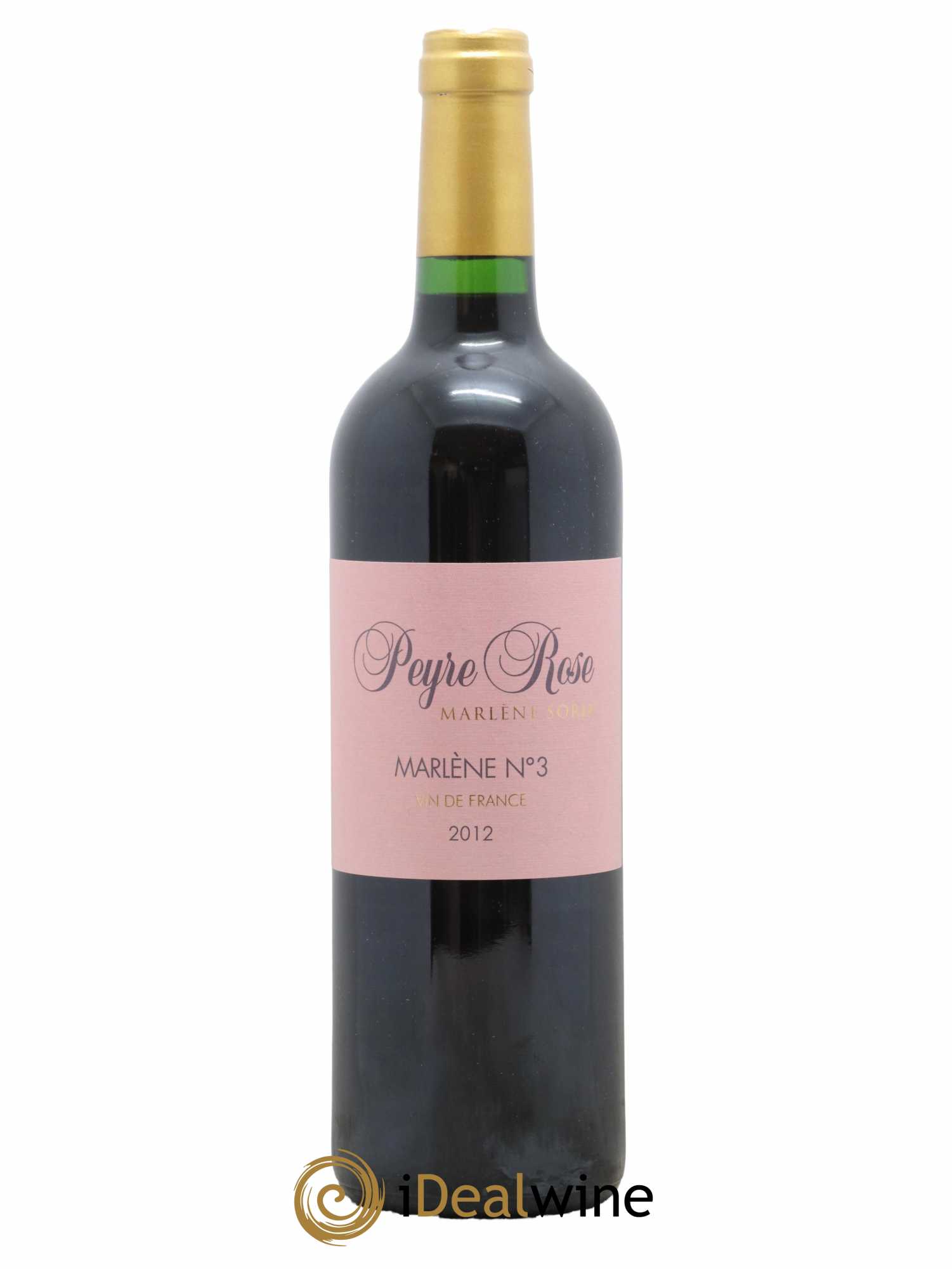 Vin de France (anciennement Coteaux du Languedoc) Peyre Rose Marlène n°3 Marlène Soria 2012 - Lot de 1 bouteille - 0