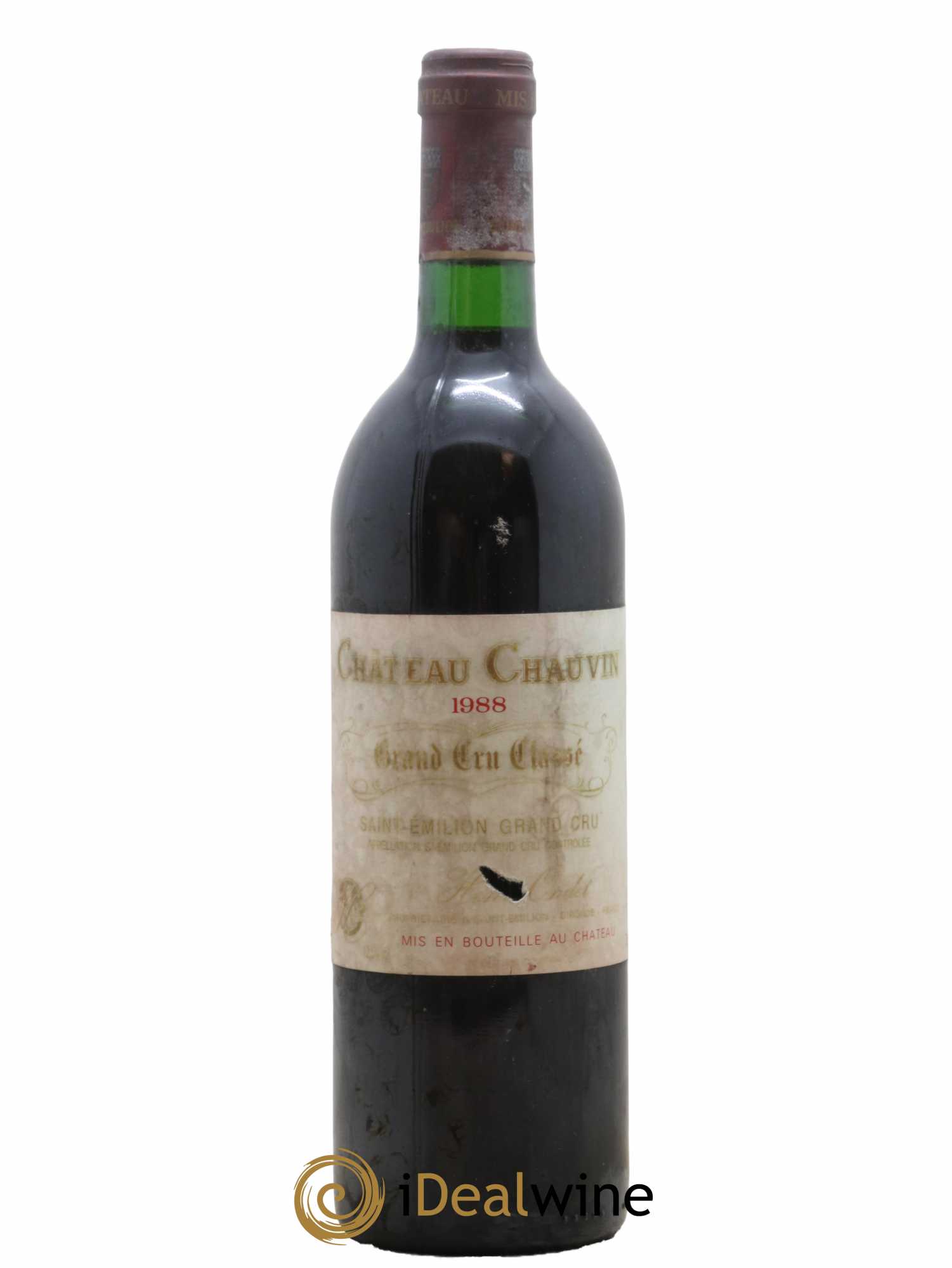 Château Chauvin Grand Cru Classé 1988 - Lot de 1 bouteille - 0