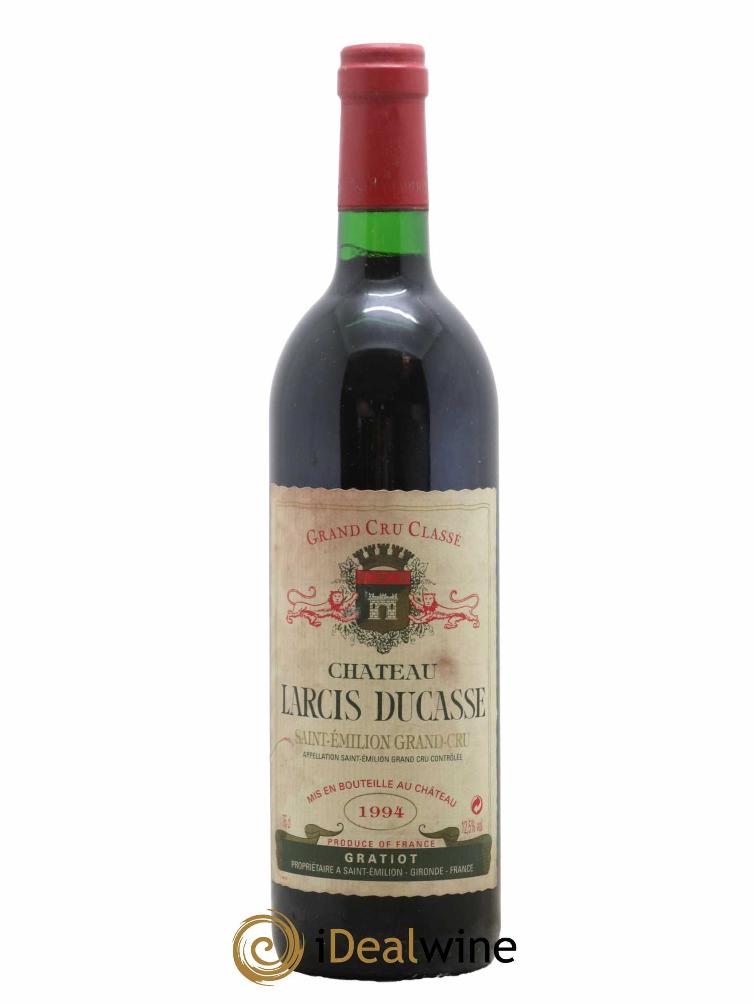 Château Larcis Ducasse 1er Grand Cru Classé B 1994 - Lot de 1 bouteille - 0