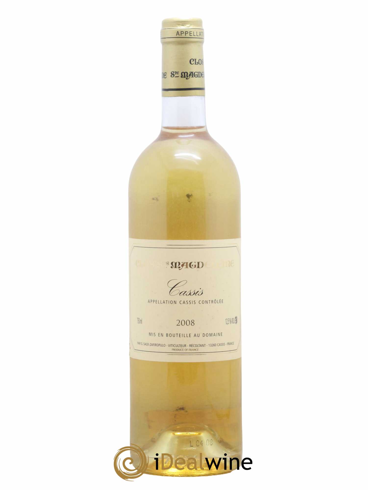 Cassis Clos st Madeleine 2008 - Lot de 1 bouteille - 0