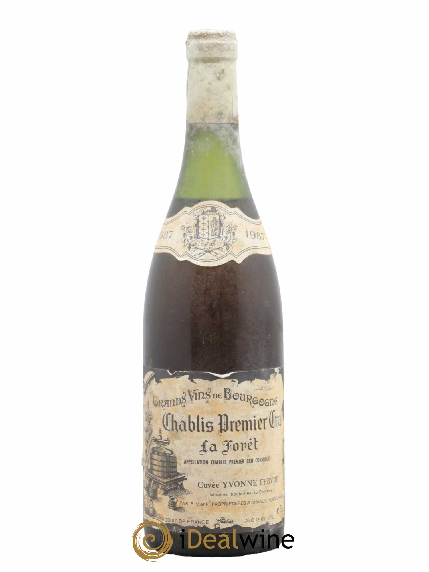 Chablis 1er Cru La Forêt Cuvee Yvonne Levebvre 1987 - Lot of 1 bottle - 0