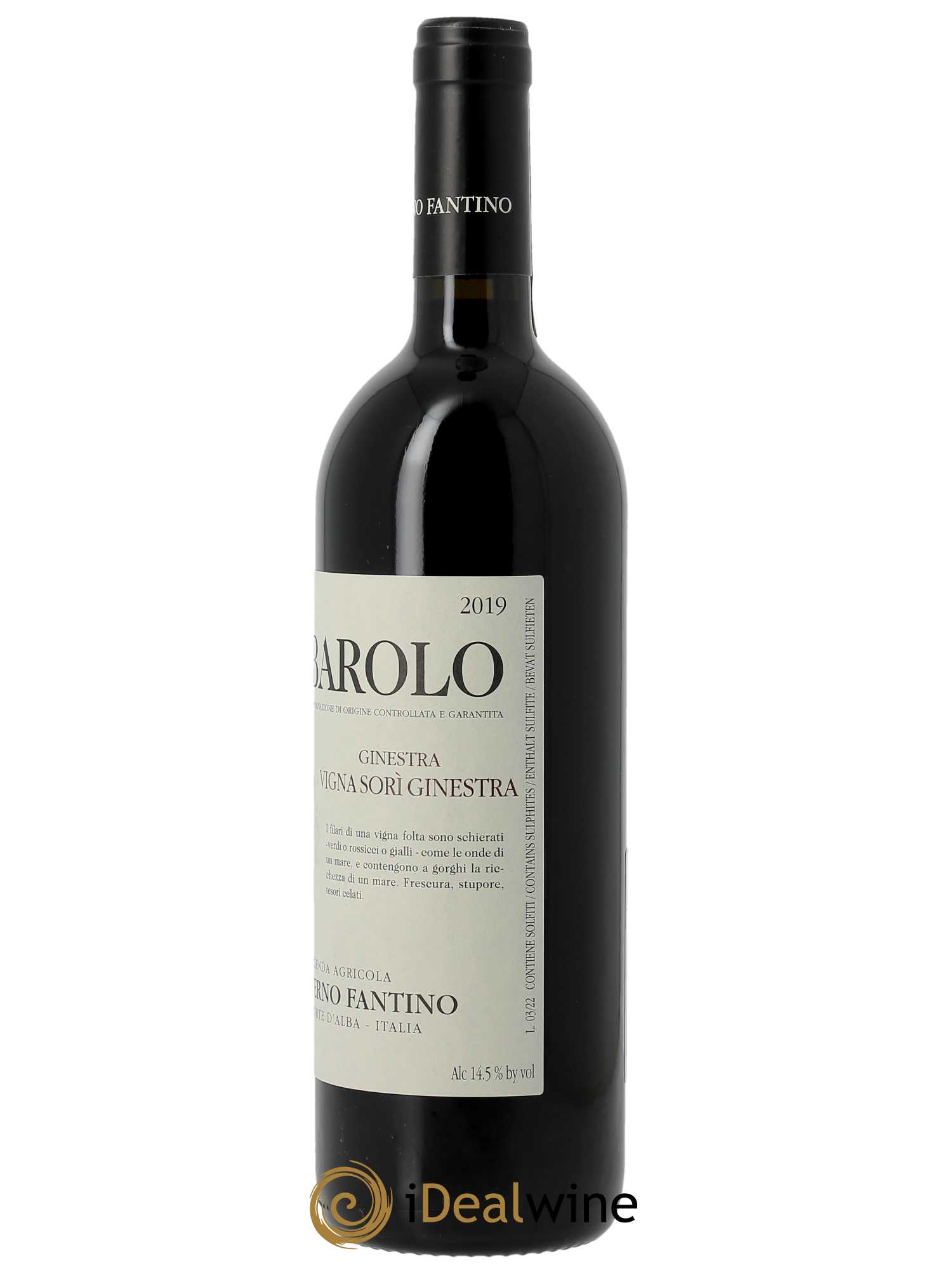Barolo DOCG Sori Ginestra Conterno Fantino 2019 - Lot of 1 bottle - 1