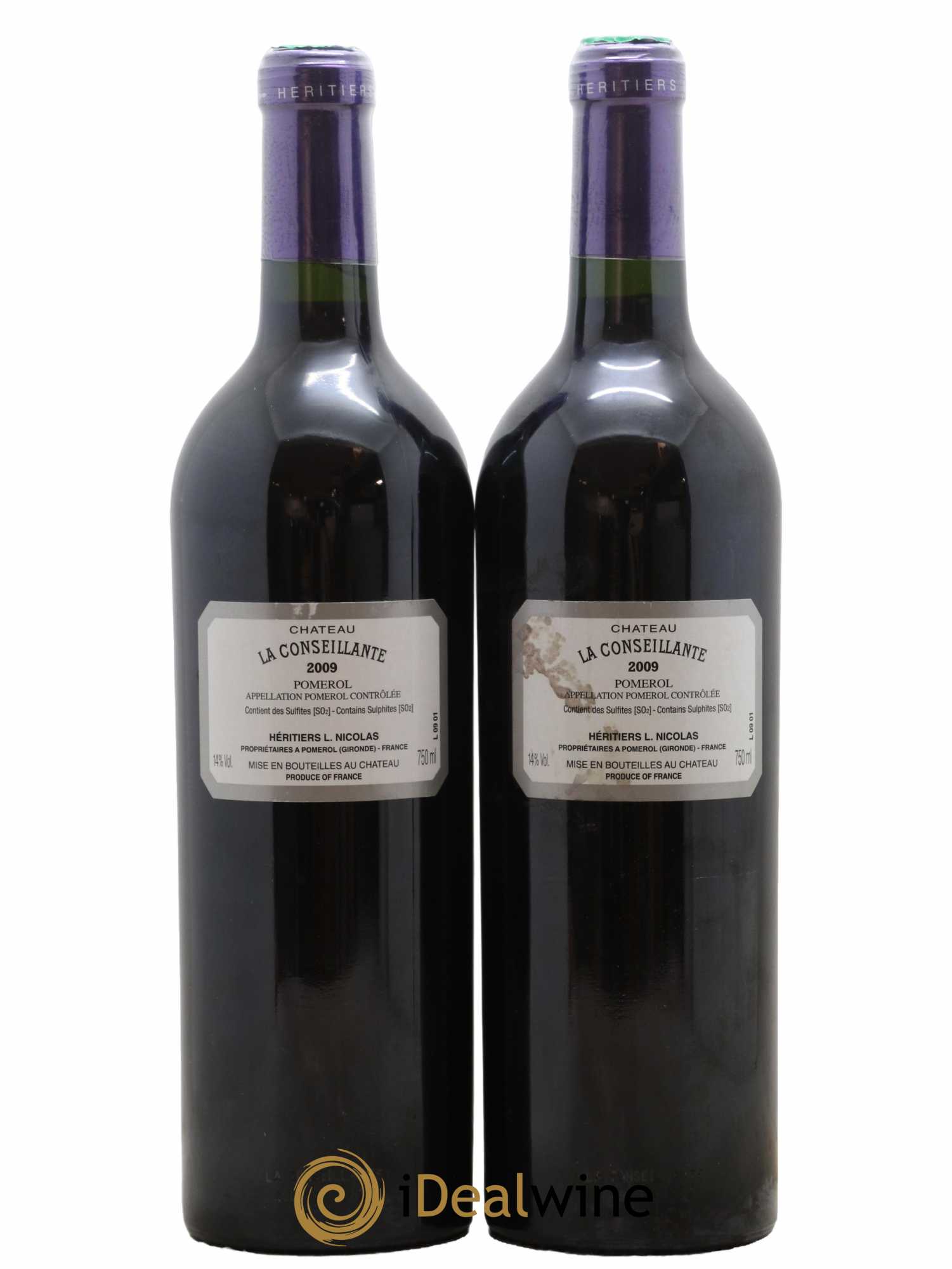 Château la Conseillante 2009 - Lot de 2 bouteilles - 1