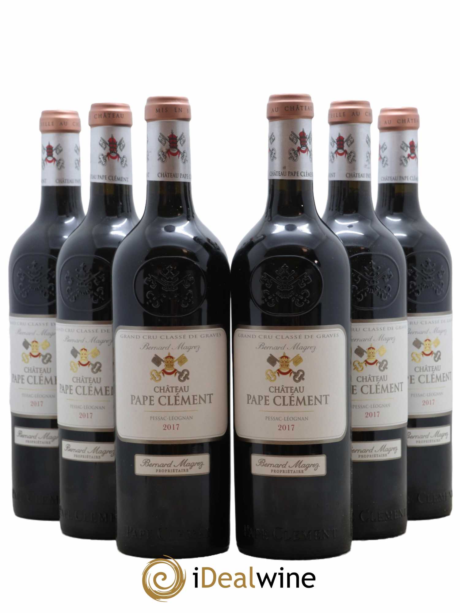 Château Pape Clément Cru Classé de Graves 2017 - Lot de 6 bouteilles - 0