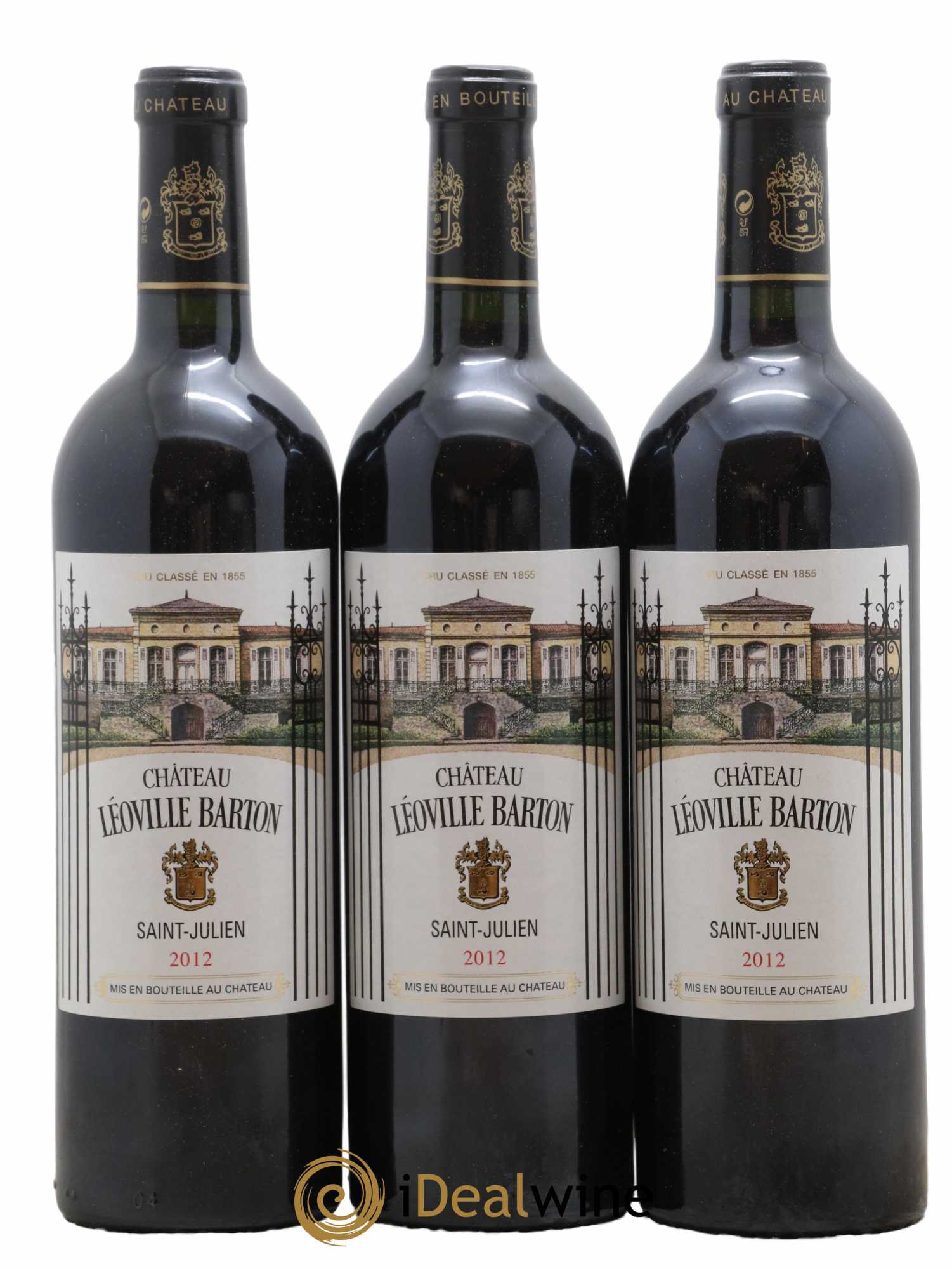 Château Léoville Barton 2ème Grand Cru Classé 2012 - Lot de 12 bouteilles - 2