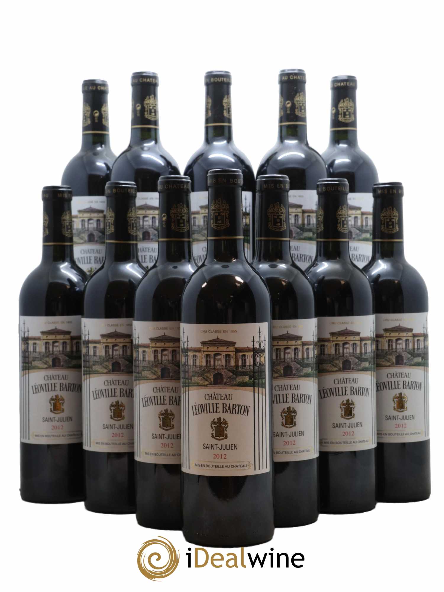 Château Léoville Barton 2ème Grand Cru Classé 2012 - Lot de 12 bouteilles - 0