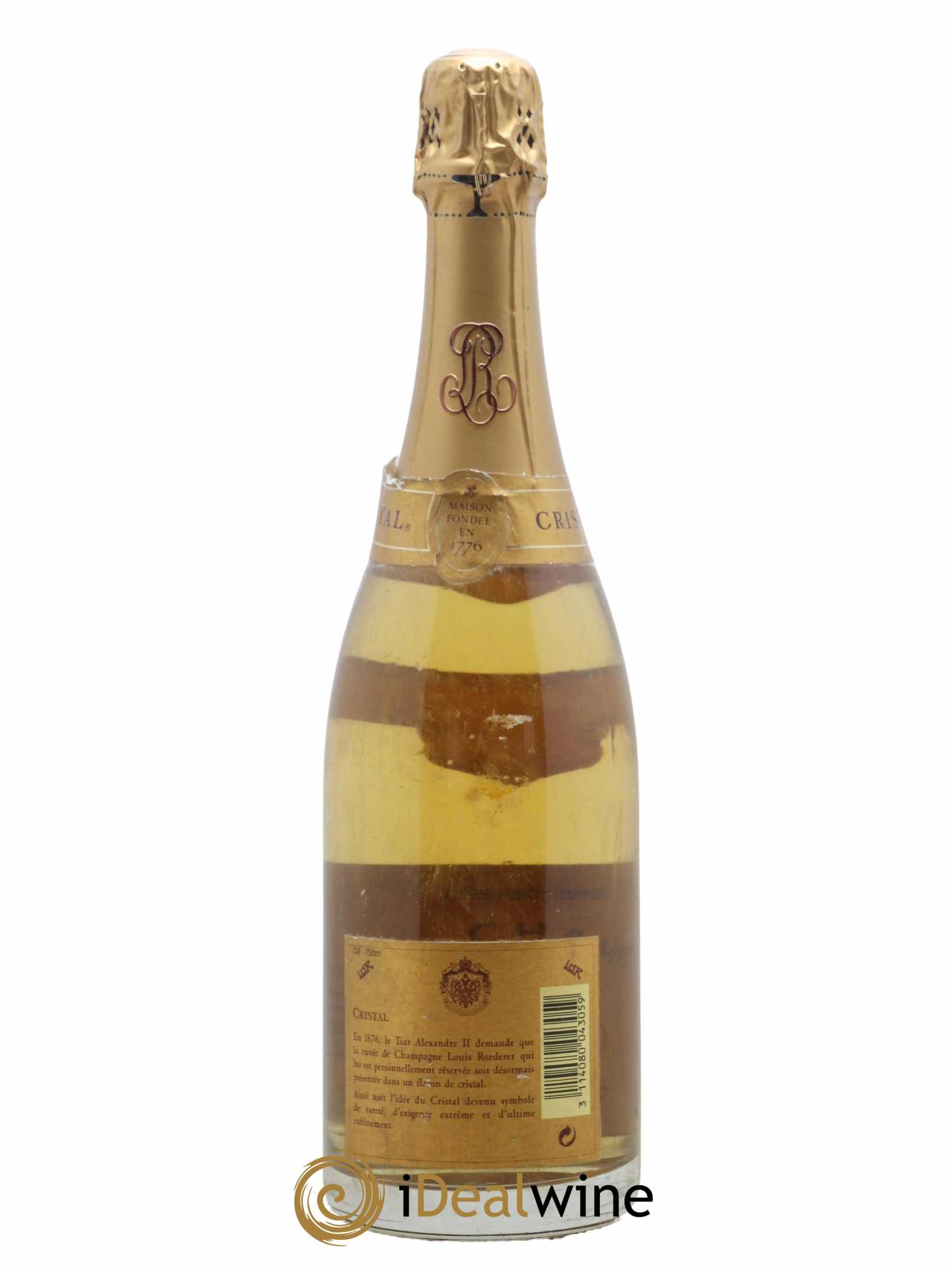 Cristal Louis Roederer 1996 - Lot de 1 bouteille - 1
