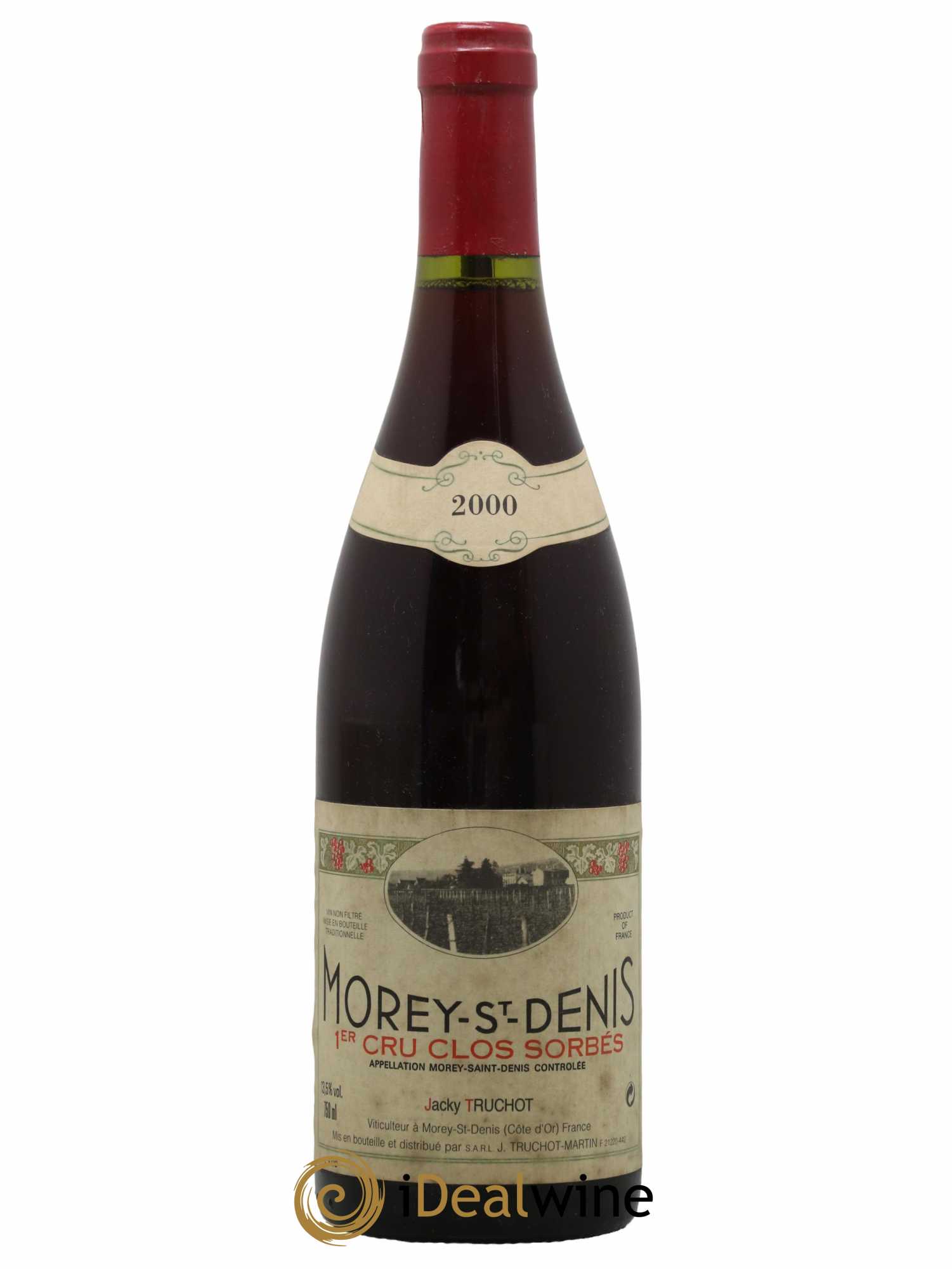 Morey-Saint-Denis 1er Cru Clos Sorbés Jacky Truchot 2000 - Lot de 1 bouteille - 0