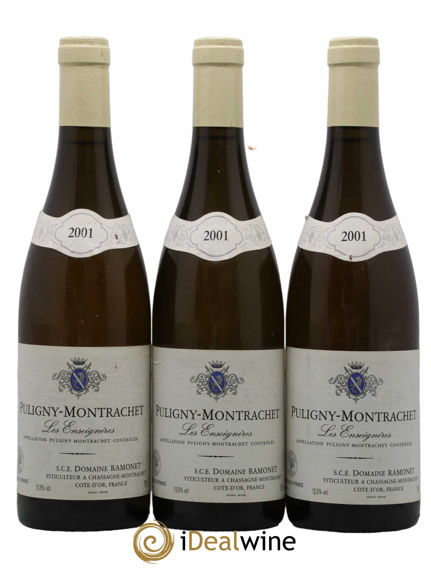 Puligny-Montrachet Les Enseignères Ramonet (Domaine) 2001 - Lot de 3 bouteilles - 0