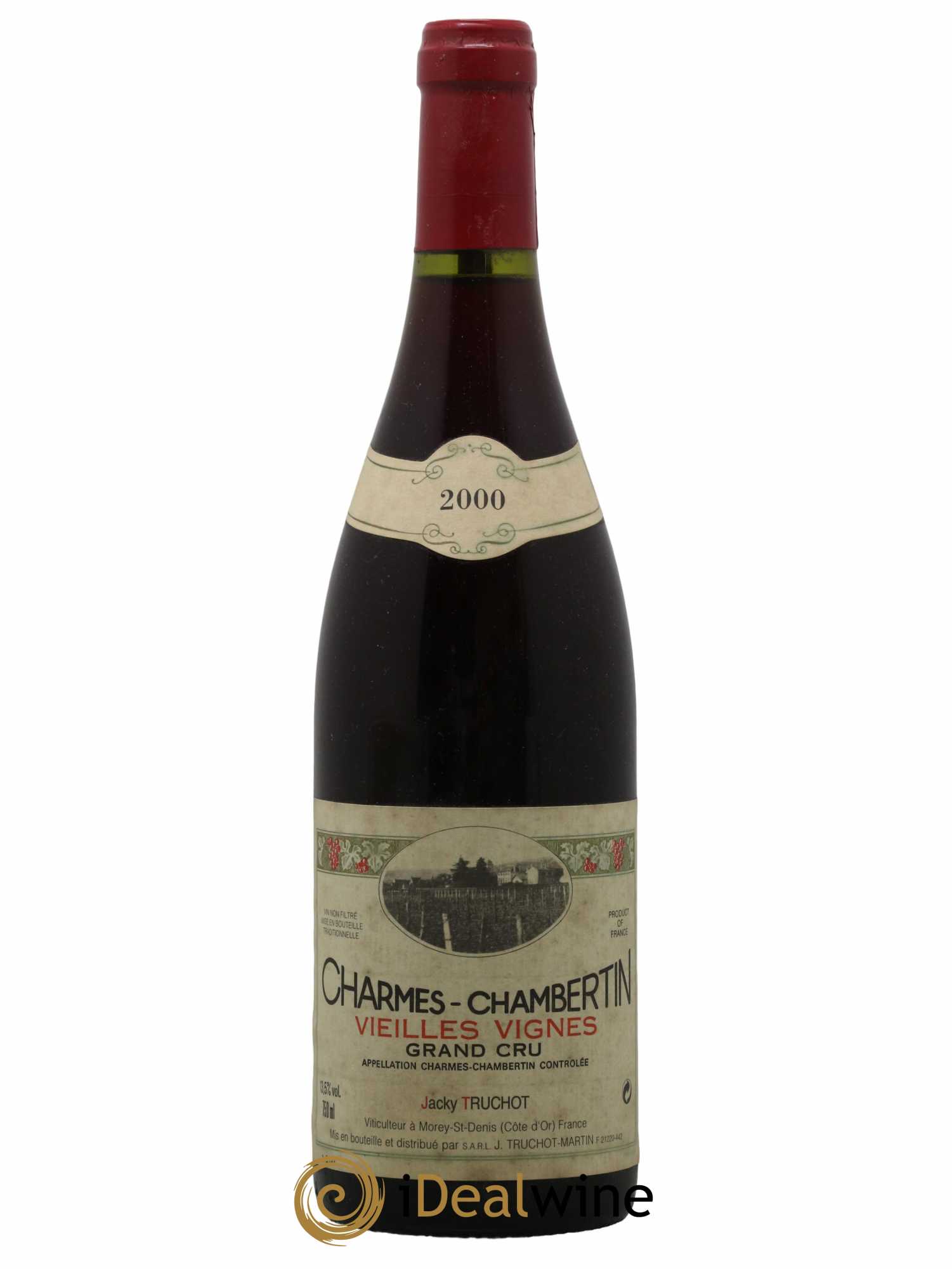 Charmes-Chambertin Grand Cru Vieilles Vignes Jacky Truchot 2000 - Lot de 1 bouteille - 0