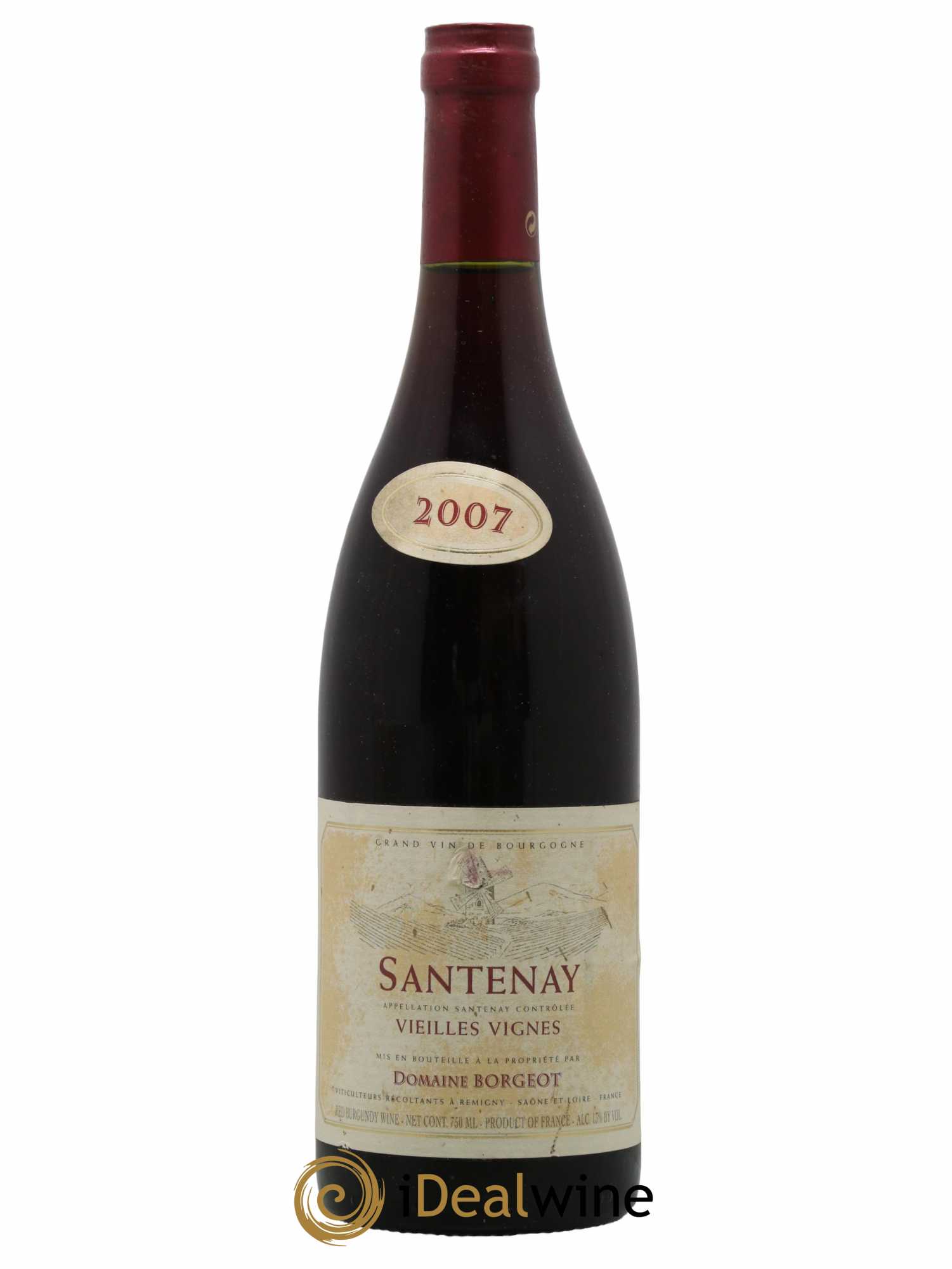 Santenay Vielles Vignes Domaine Borgeot 2007 - Lot de 1 bouteille - 0