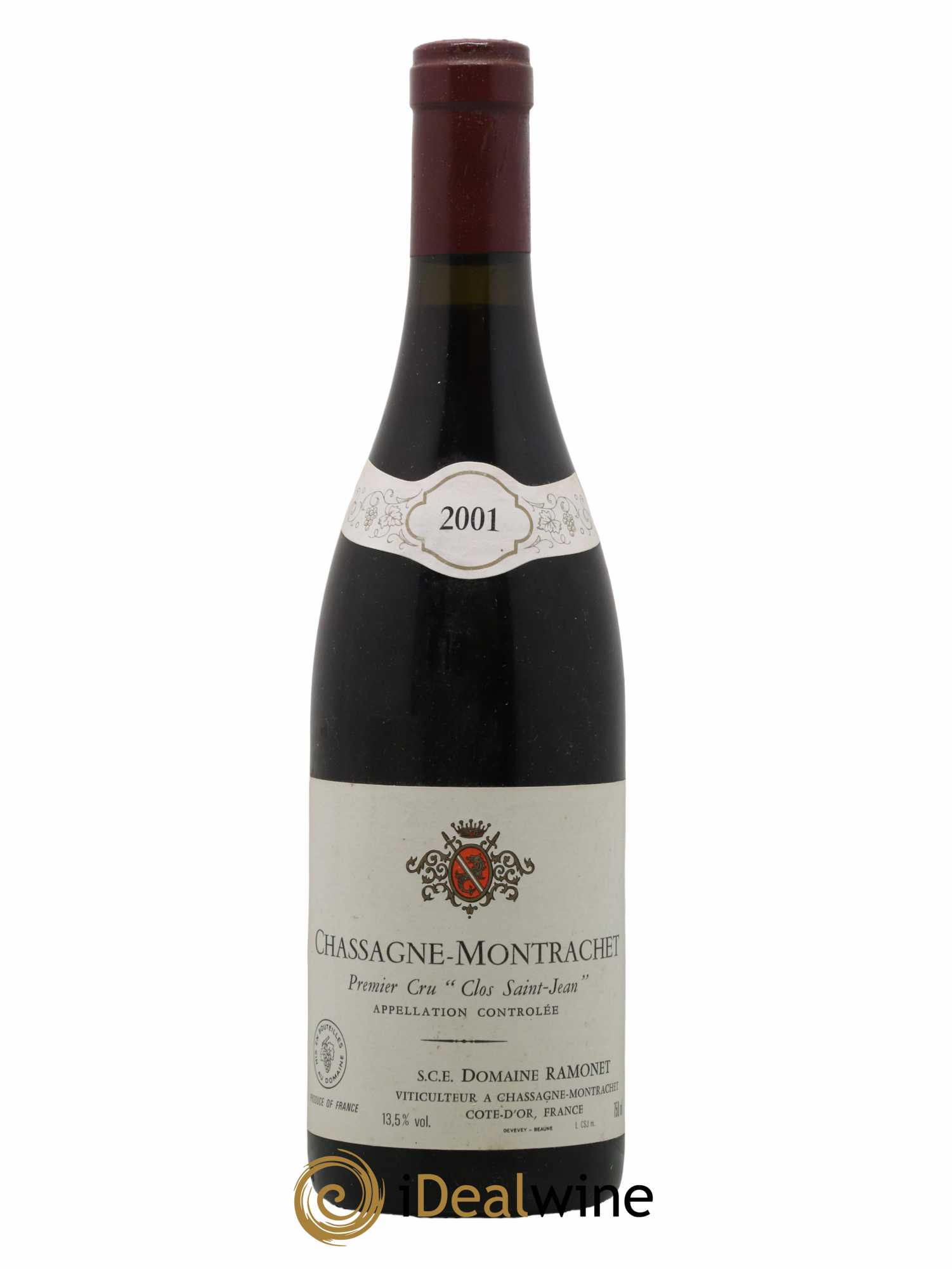 Chassagne-Montrachet 1er Cru Clos Saint-Jean Ramonet (Domaine) 2001 - Lot de 1 bouteille - 0