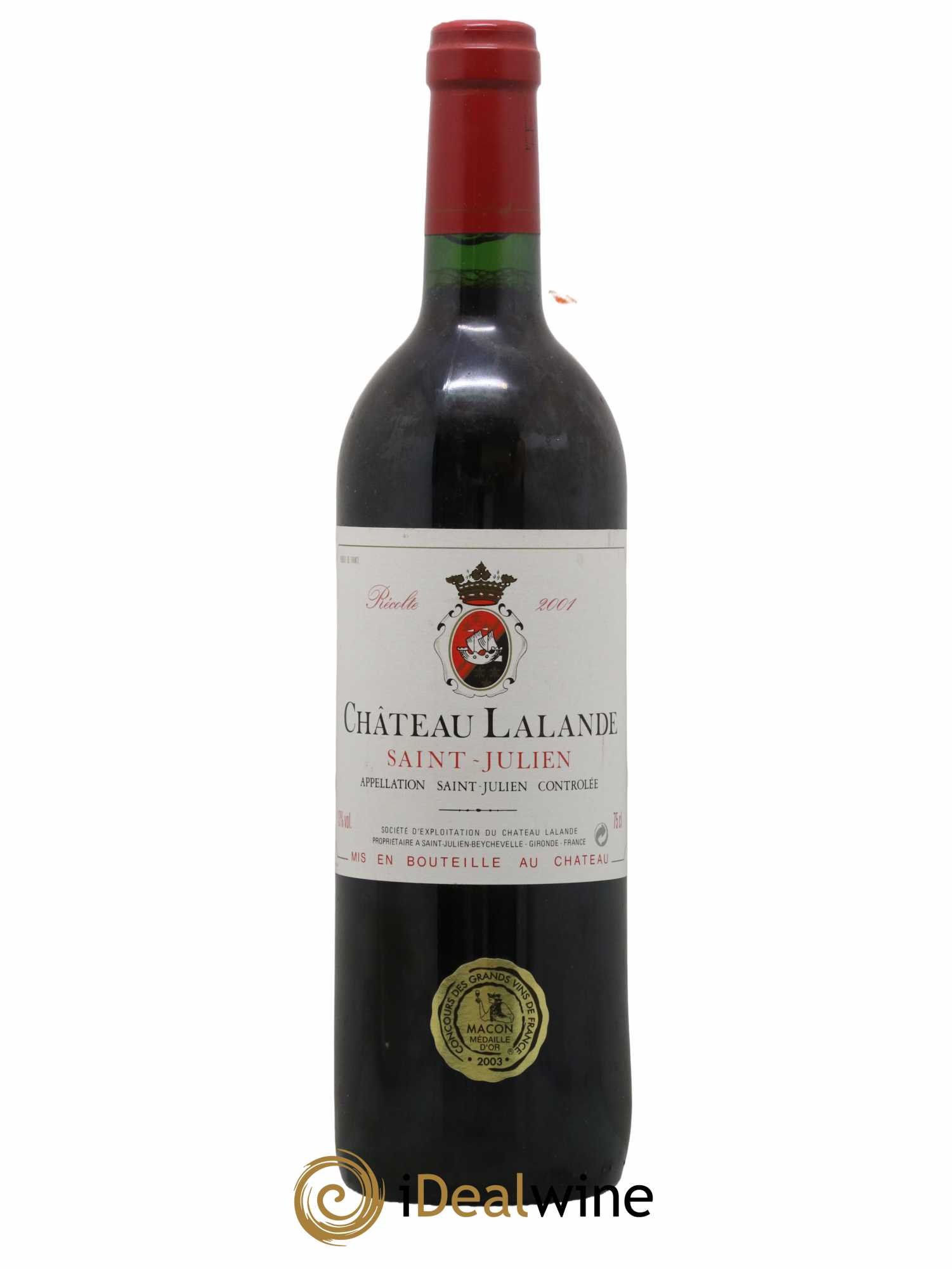 Château Lalande 2001 - Lot de 1 bouteille - 0