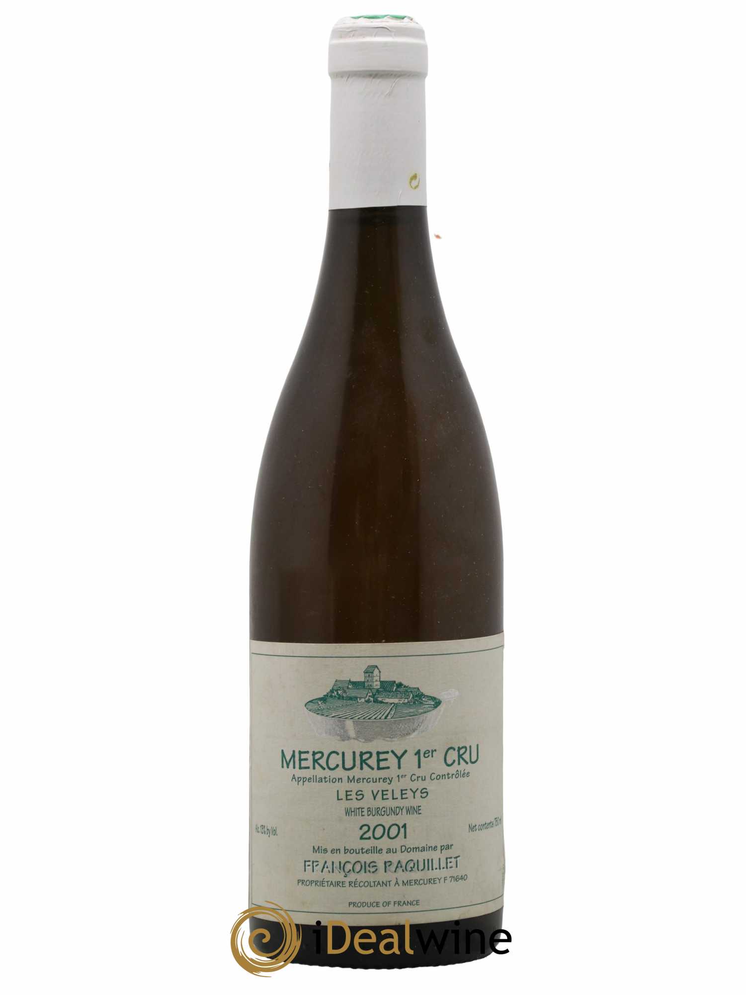 Mercurey 1er Cru Les Veleys Francois Raquillet 2001 - Lot de 1 bouteille - 0