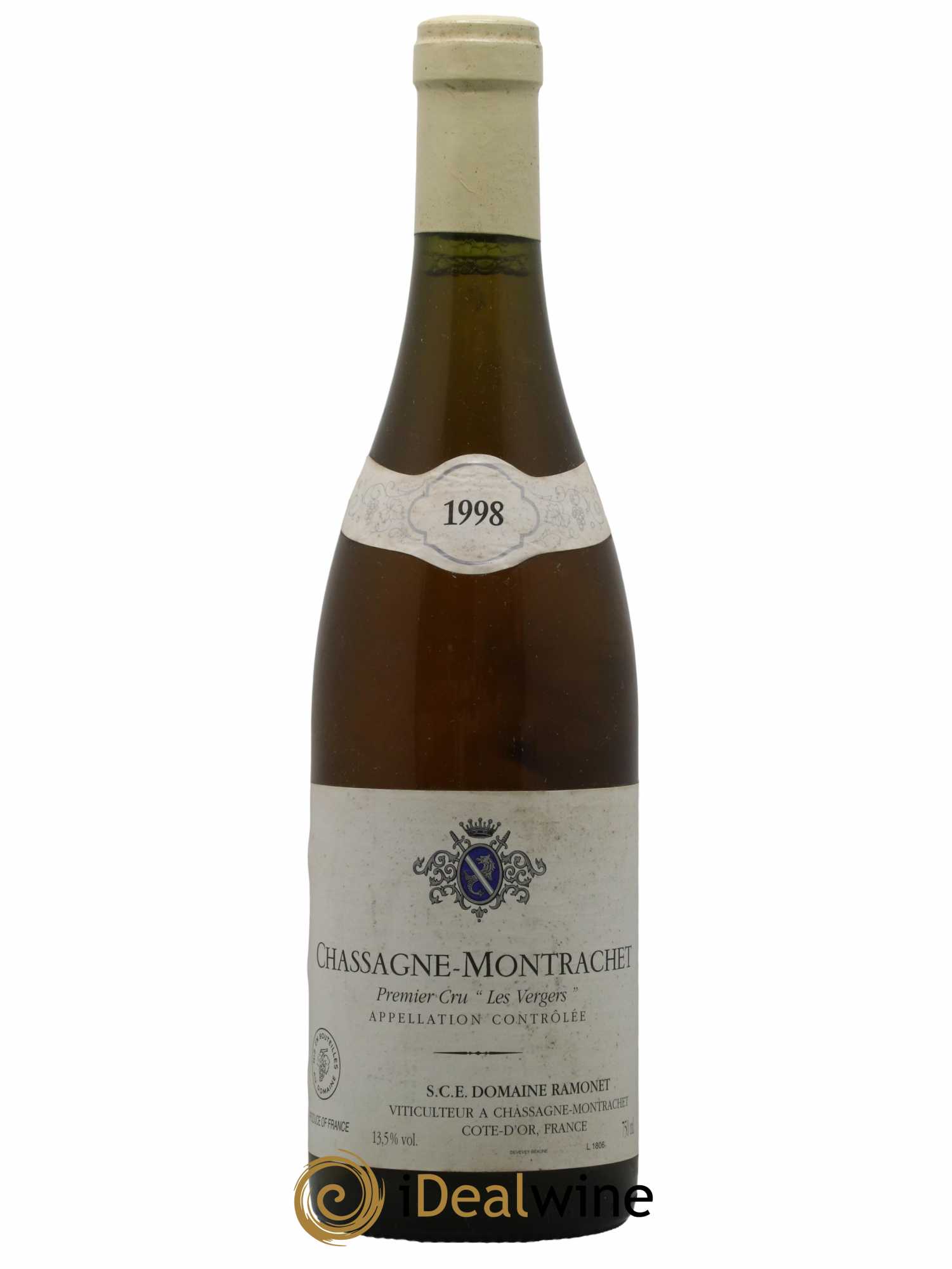 Chassagne-Montrachet 1er Cru Les Vergers Ramonet (Domaine) 1998 - Lot de 1 bouteille - 0