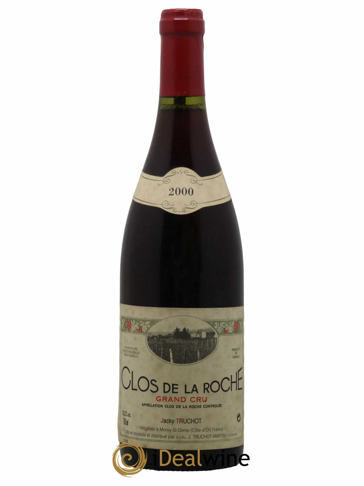 Clos de la Roche Grand Cru Jacky Truchot 2000 - Lot de 1 bouteille - 0