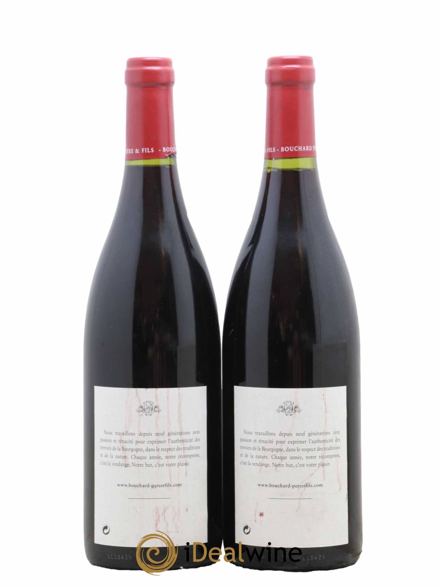 Bonnes-Mares Grand Cru Bouchard Père & Fils 2001 - Lot de 2 bouteilles - 1