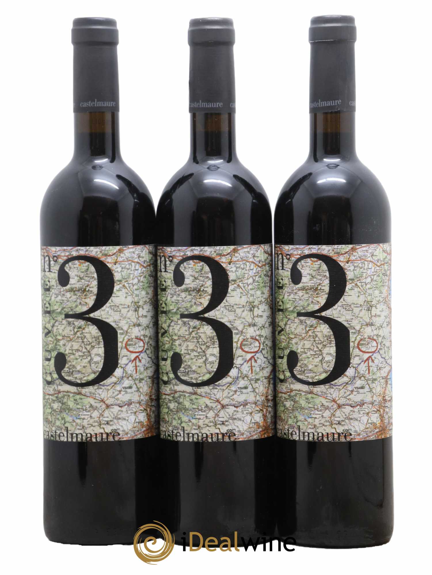 Corbières Castelmaure Cuvée N°3 Pueyo-Tardieu 2008 - Lot de 3 bouteilles - 0