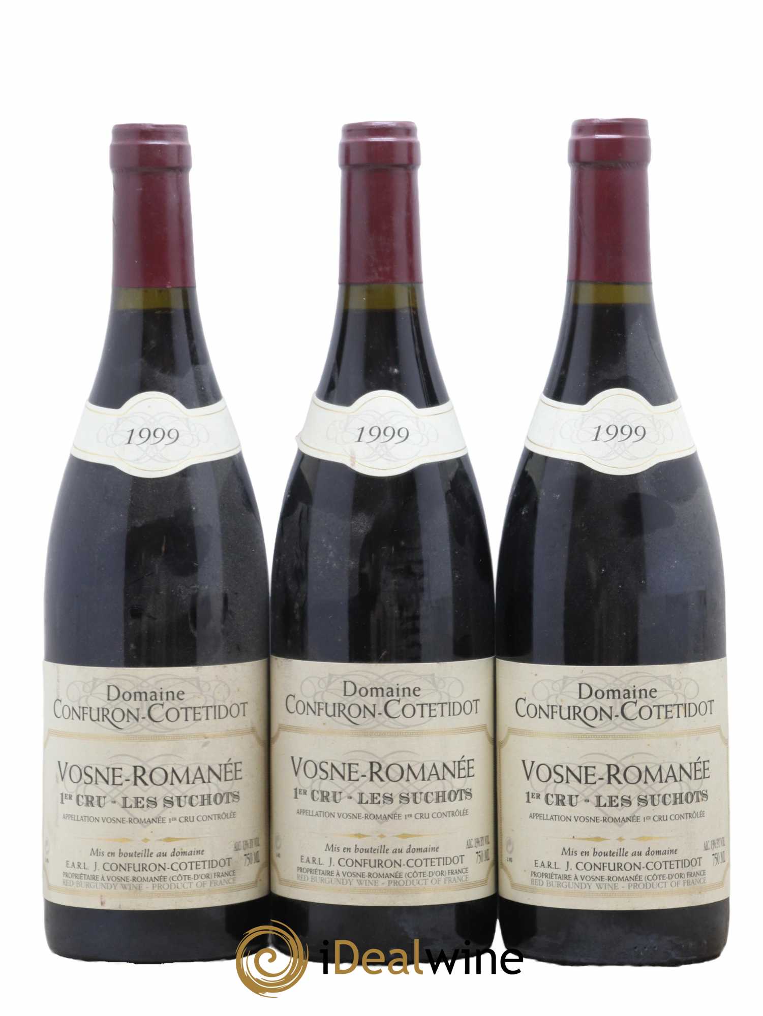 Vosne-Romanée 1er Cru Les Suchots Confuron-Cotetidot 1999 - Lot de 3 bouteilles - 0