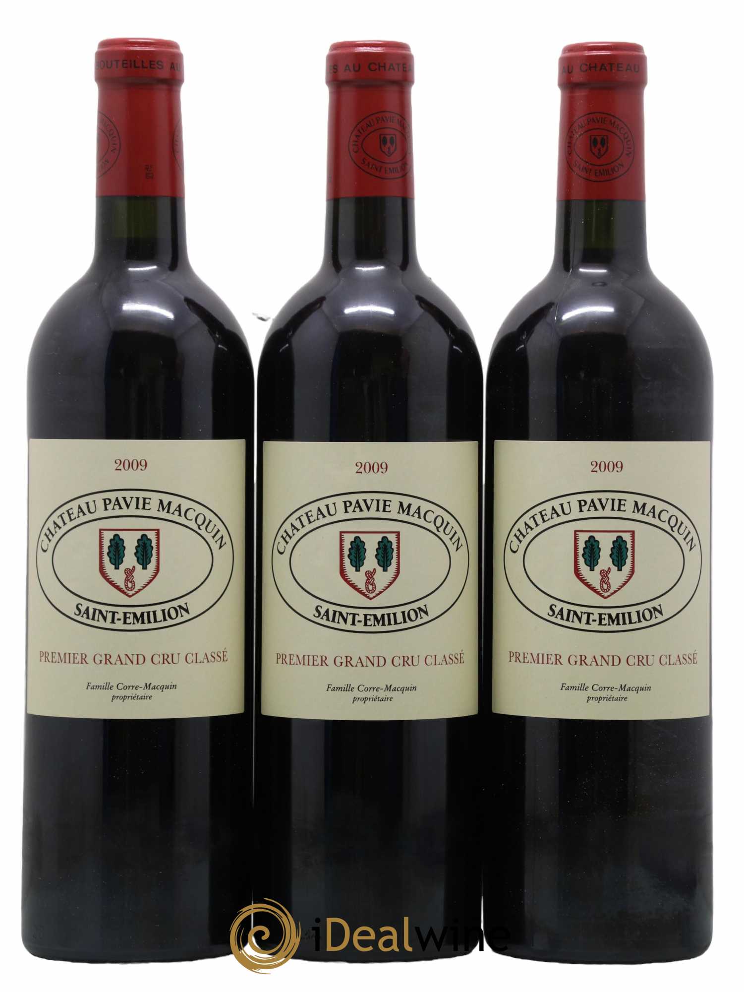 Château Pavie Macquin 1er Grand Cru Classé B 2009 - Lot de 3 bouteilles - 0