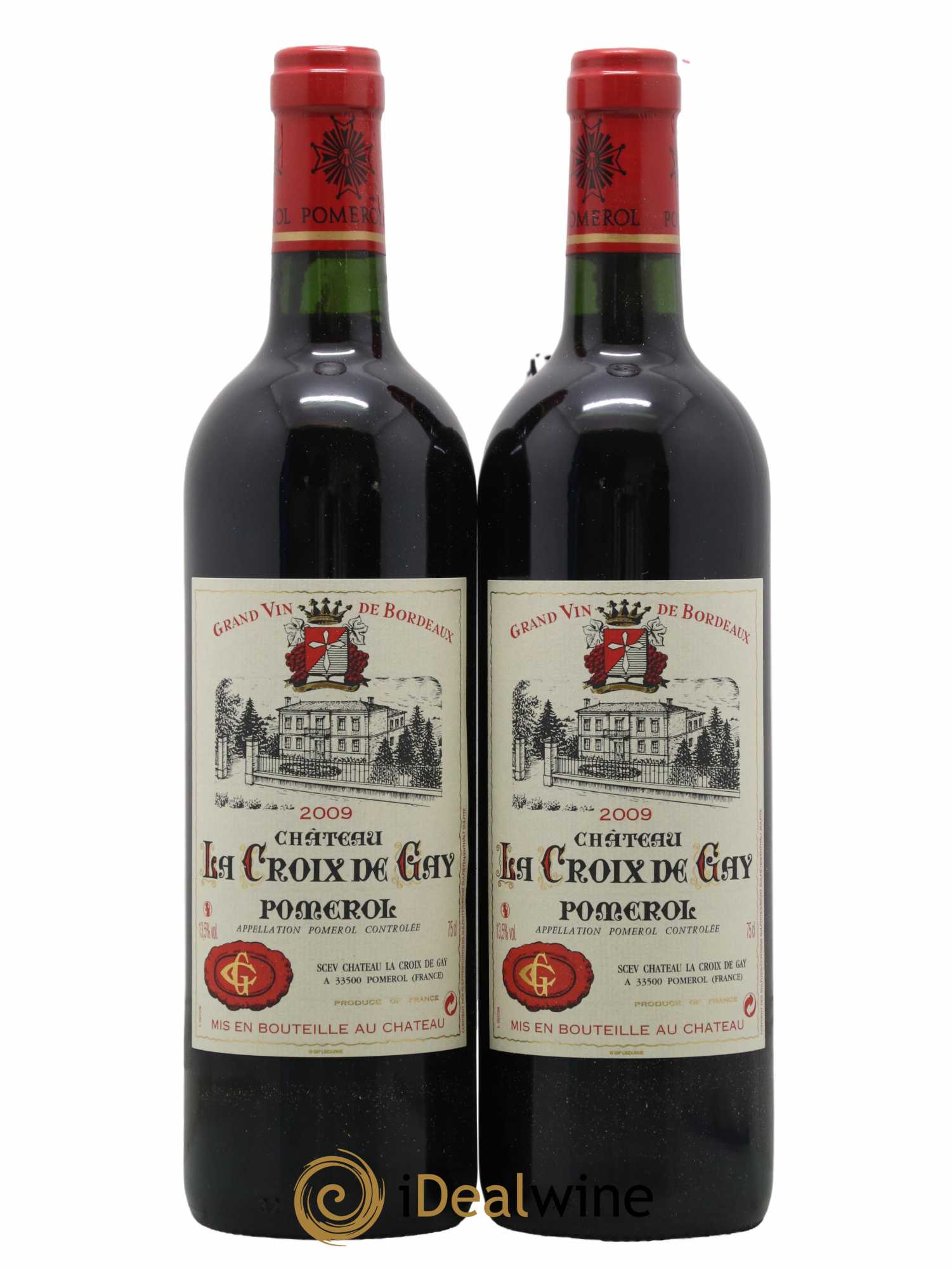 Château la Croix de Gay 2009 - Lot de 2 bouteilles - 0