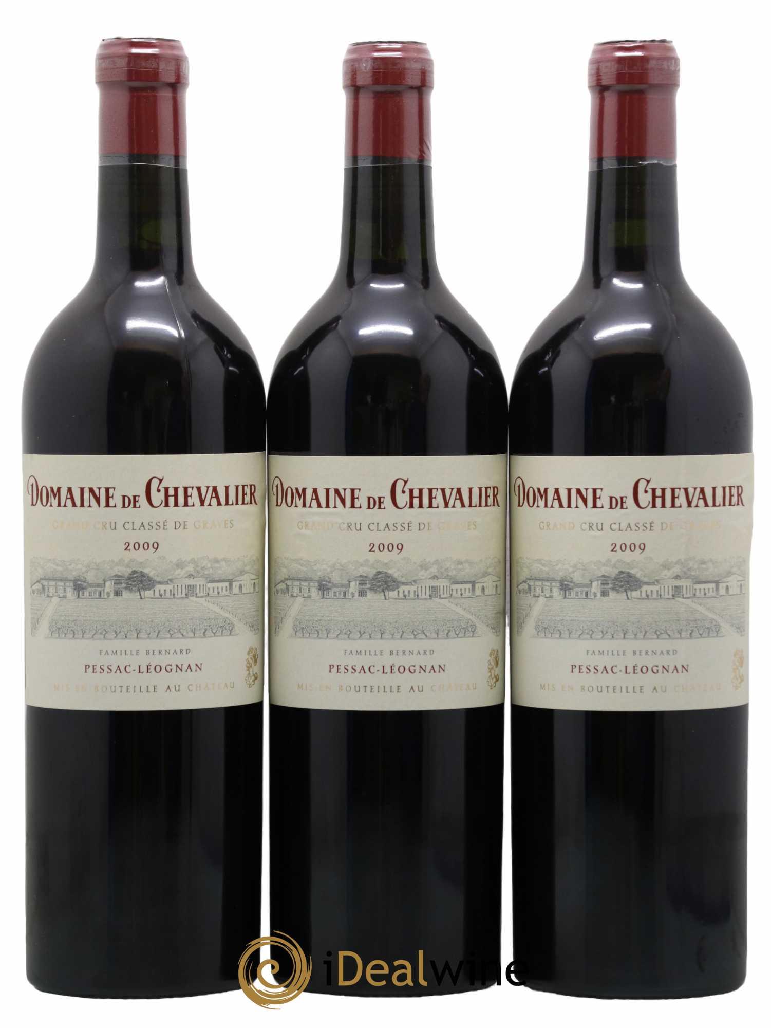 Domaine de Chevalier Cru Classé de Graves 2009 - Lot de 3 bouteilles - 0