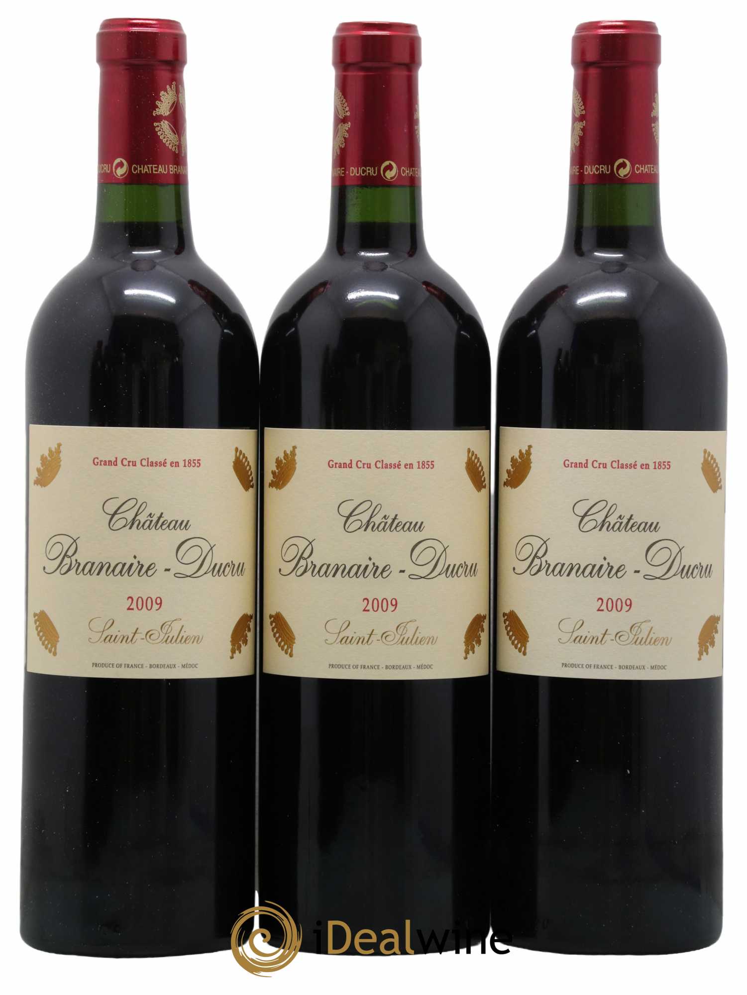 Château Branaire Ducru 4ème Grand Cru Classé 2009 - Lot de 6 bouteilles - 1