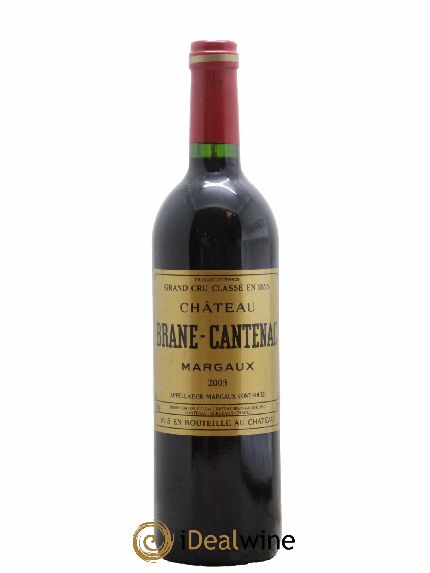 Château Brane Cantenac 2ème Grand Cru Classé 2003 - Lot de 1 bouteille - 0