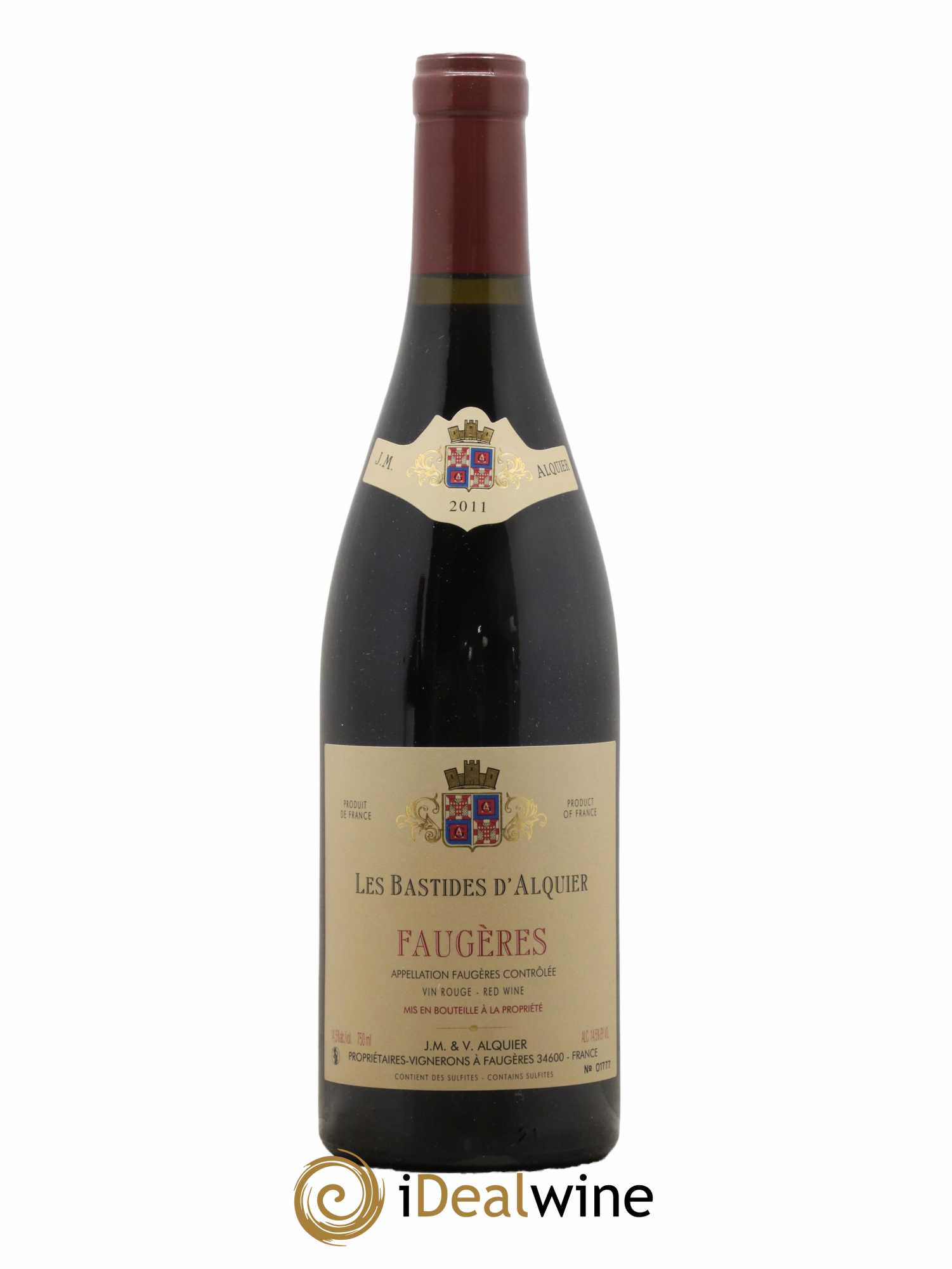Faugères Domaine Jean-Michel Alquier Les Bastides d'Alquier 2011 - Lot de 1 bouteille - 0