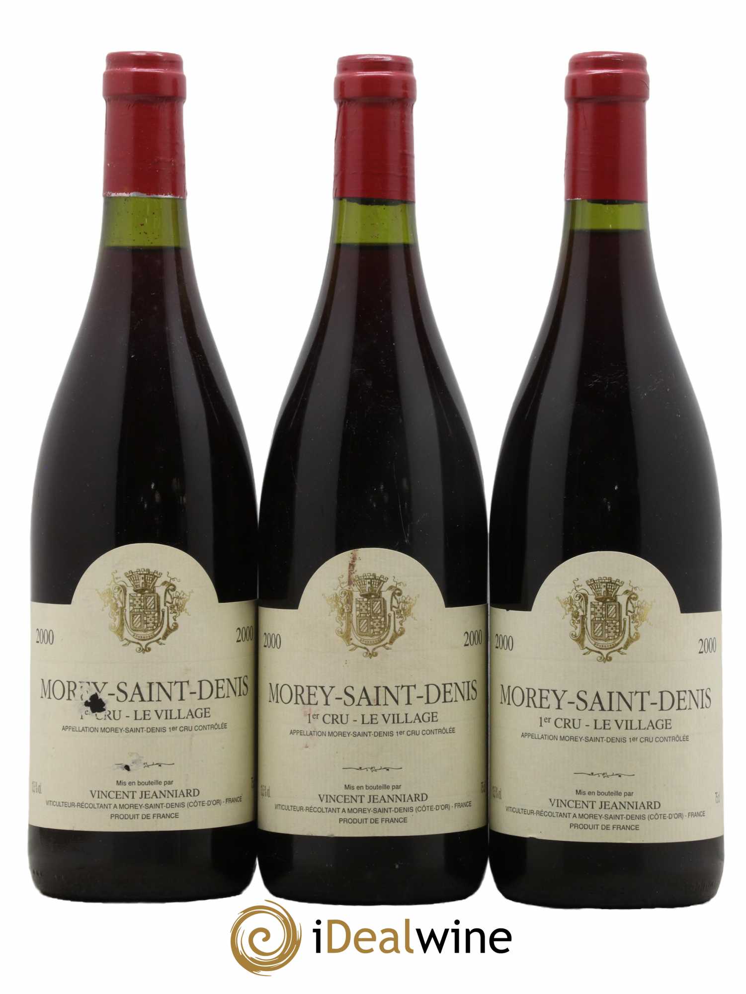 Morey-Saint-Denis 1er Cru Le Village Jeanniard 2000 - Lot de 3 bouteilles - 0
