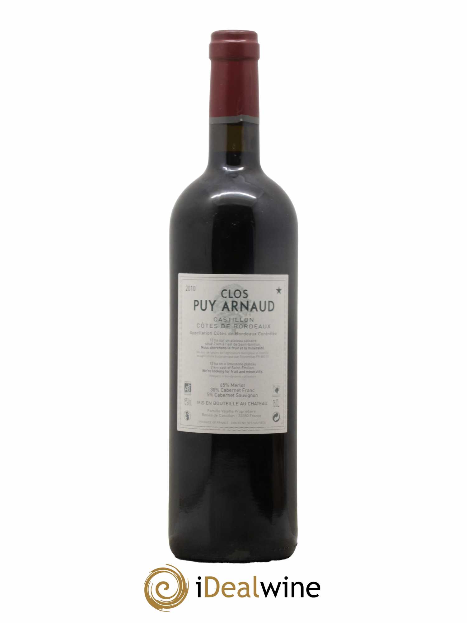 Clos Puy Arnaud 2010 - Lot de 1 bouteille - 1