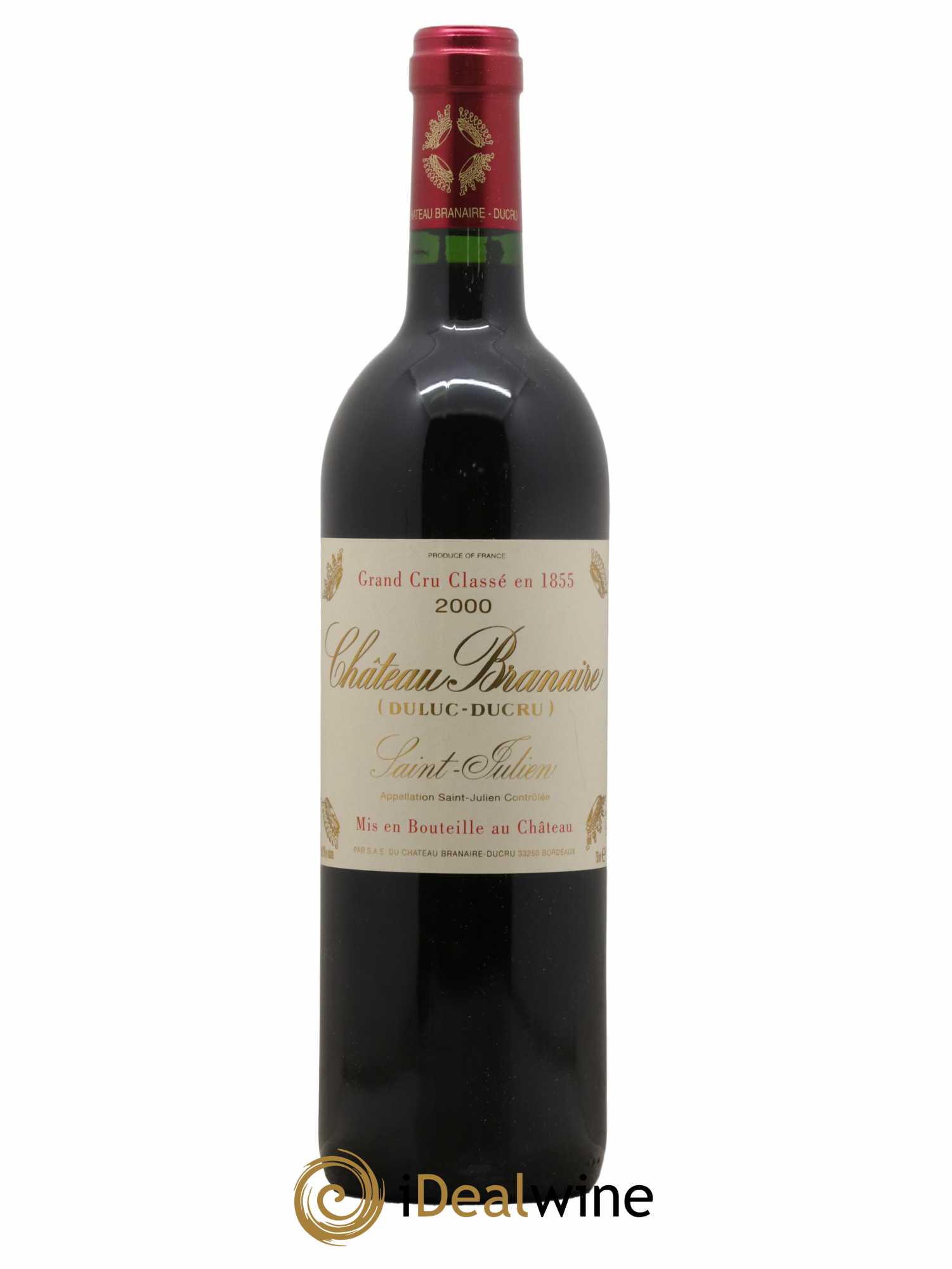 Château Branaire Ducru 4ème Grand Cru Classé 2000 - Lot de 1 bouteille - 0