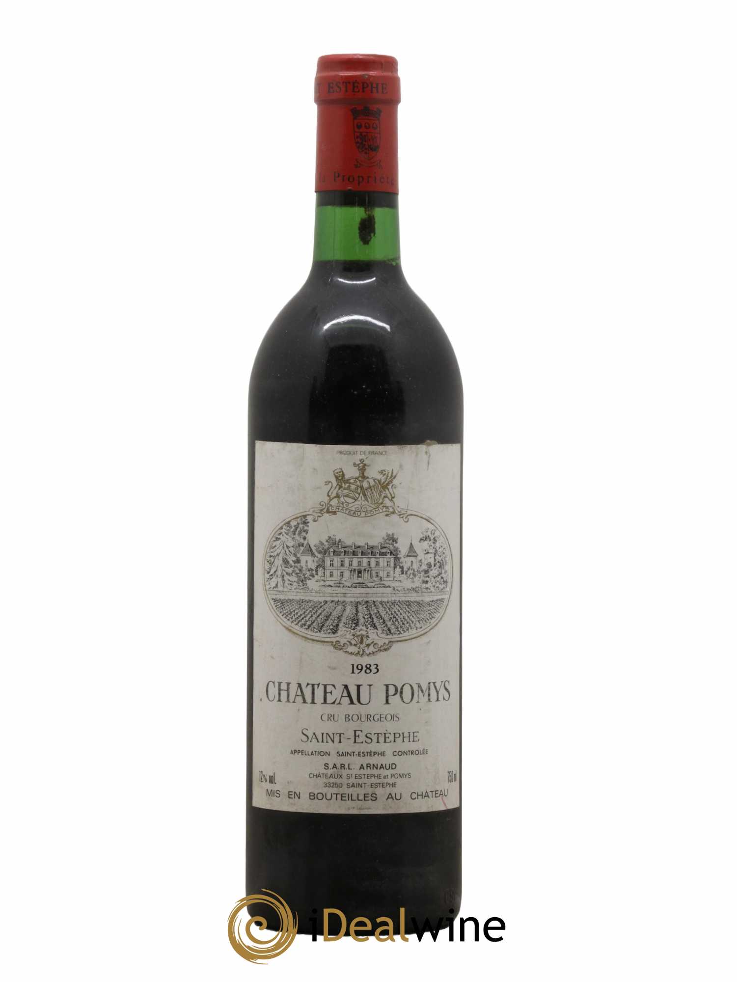Château Pomys Cru Bourgeois 1983 - Lot de 1 bouteille - 0