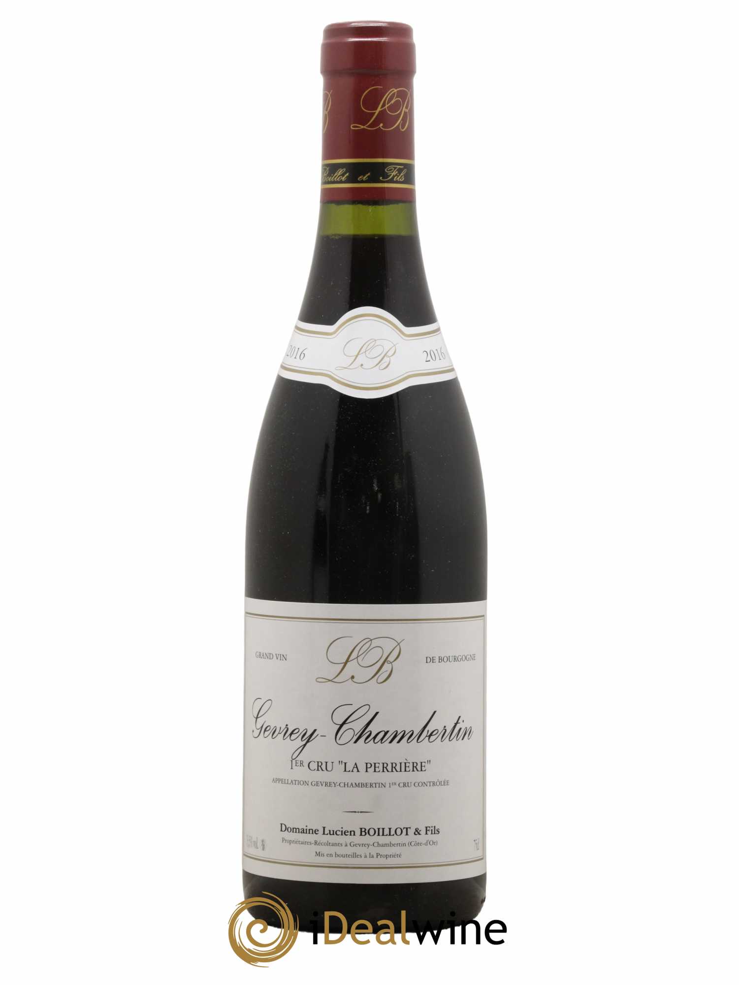 Gevrey-Chambertin 1er Cru La Perrière Lucien Boillot & Fils (Domaine) 2016 - Posten von 1 Flasche - 0
