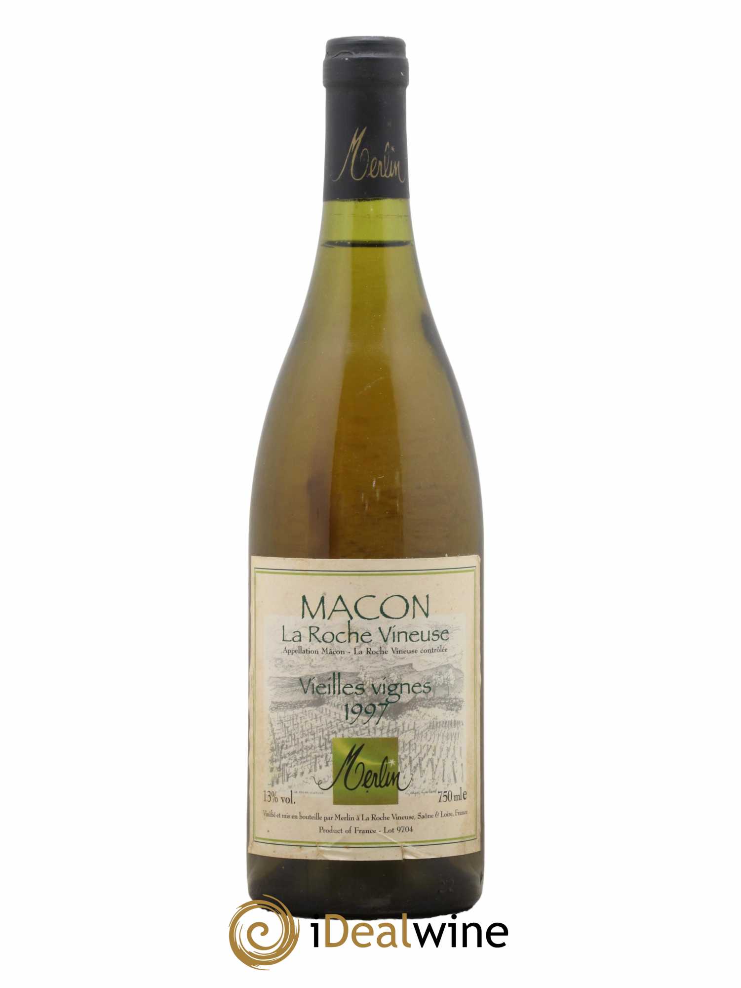 Mâcon La Roche Vineuse Olivier Merlin 1997 - Posten von 1 Flasche - 0