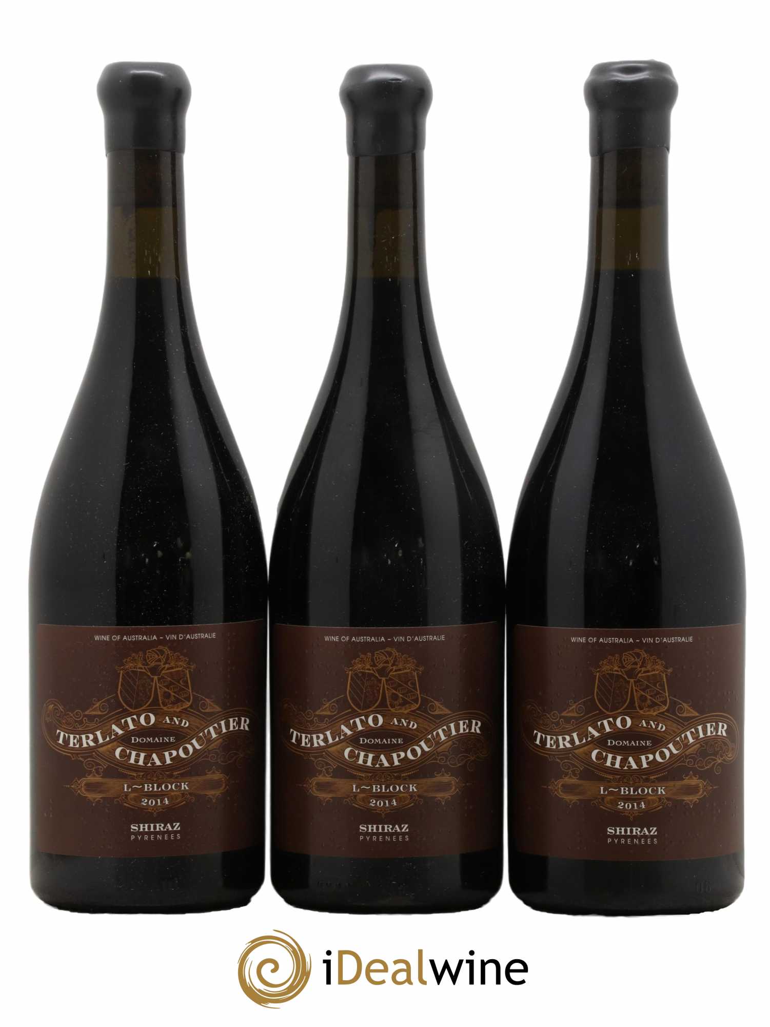 Australie Terlato & Chapoutier L-BLOCK Chapoutier 2014 - Lot de 3 bouteilles - 0