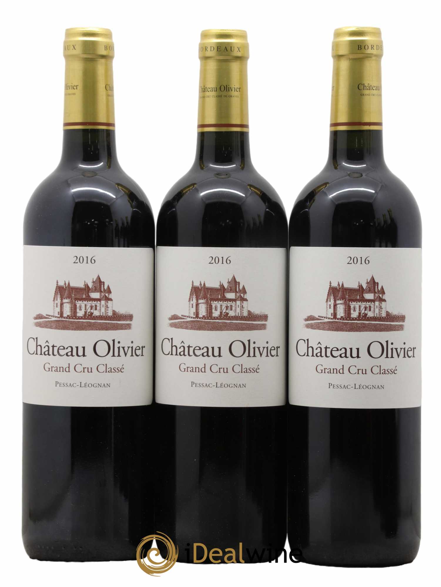 Château Olivier Cru Classé de Graves 2016 - Lot de 6 bouteilles - 1