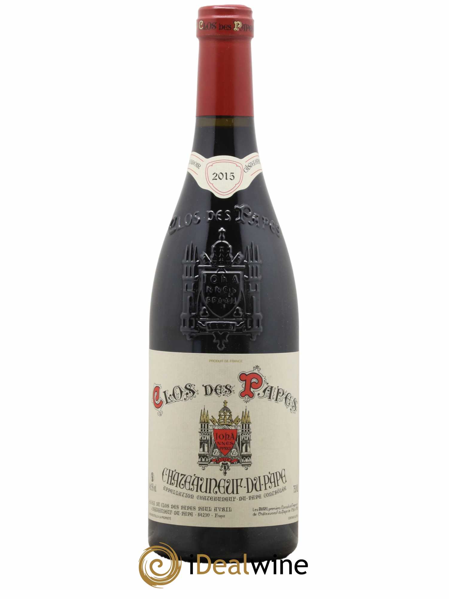 Châteauneuf-du-Pape Clos des Papes - Paul Avril 2015 - Lot de 1 bouteille - 0