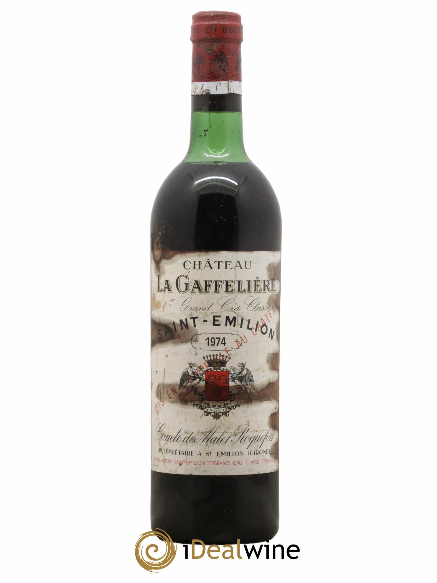 Château la Gaffelière 1er Grand Cru Classé B 1974 - Lot de 1 bouteille - 0
