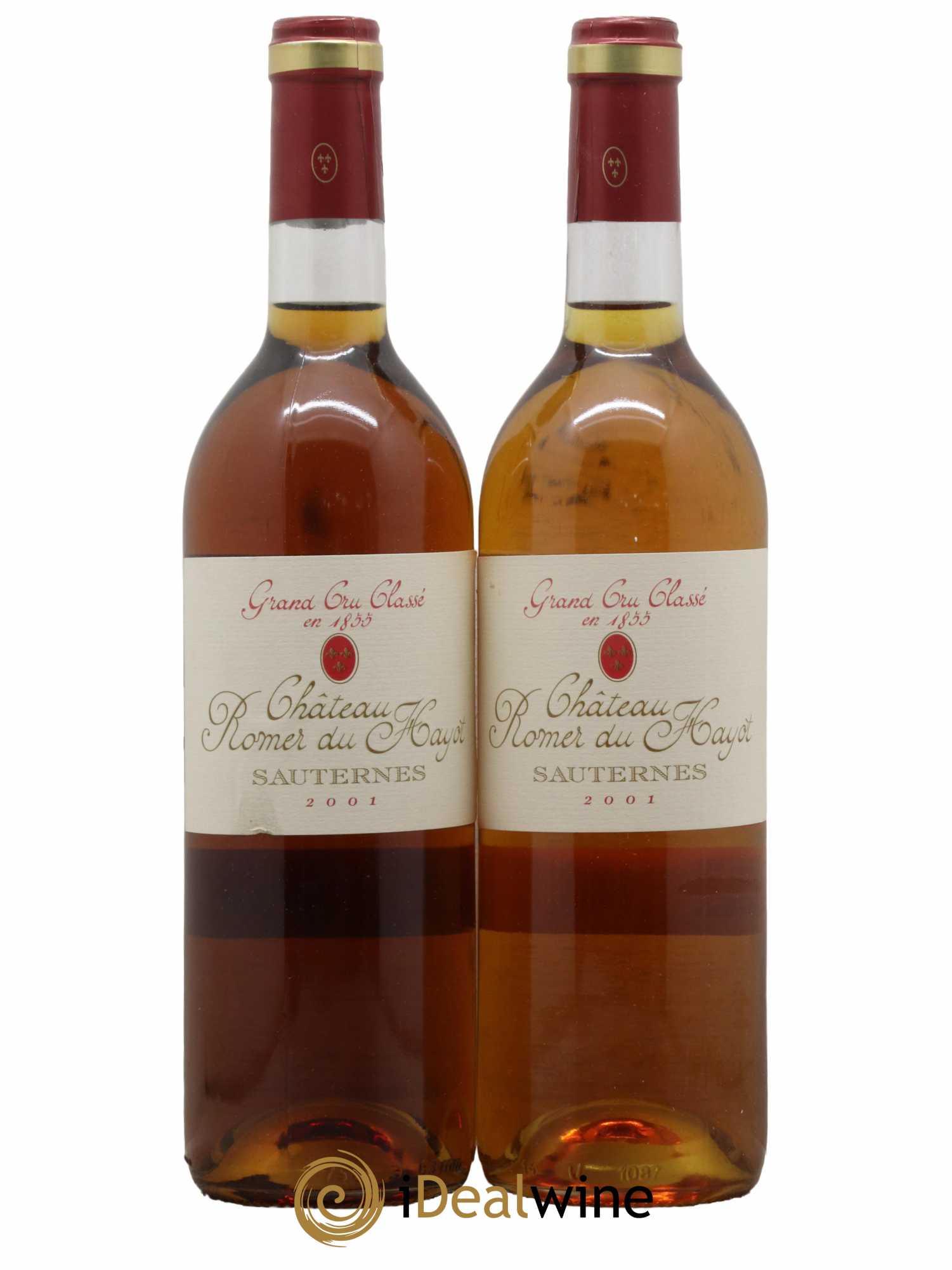Château Romer du Hayot 2ème Grand Cru Classé 2001 - Lotto di 2 bottiglie - 0