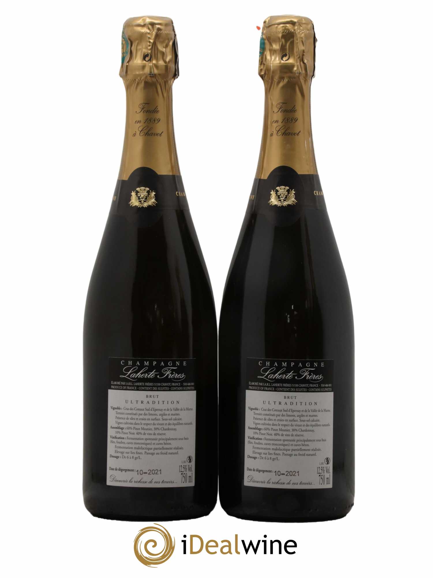 Ultradition Brut Laherte Frères - Lot de 2 bouteilles - 1