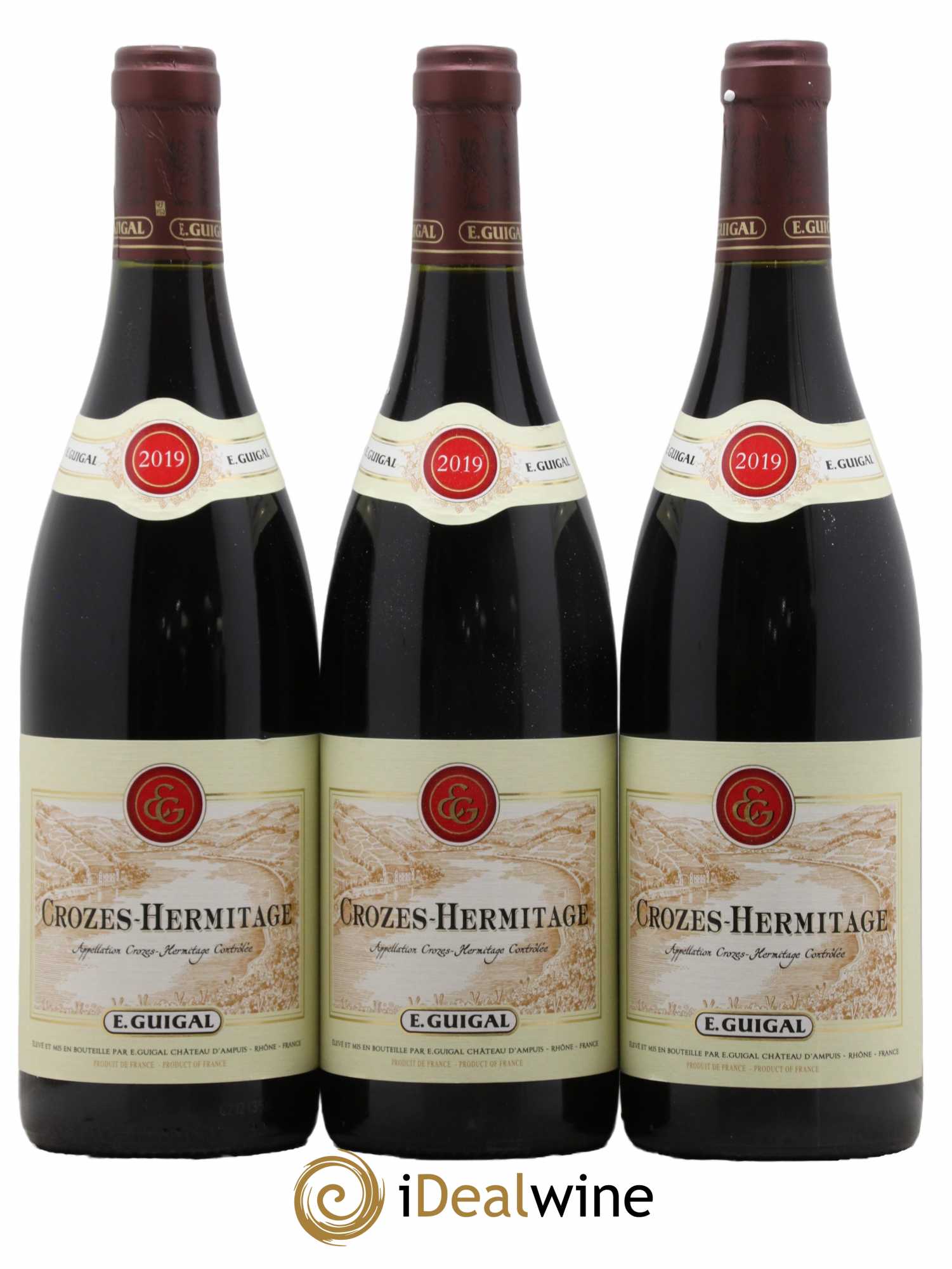 Crozes-Hermitage Guigal 2019 - Lot de 3 bouteilles - 0