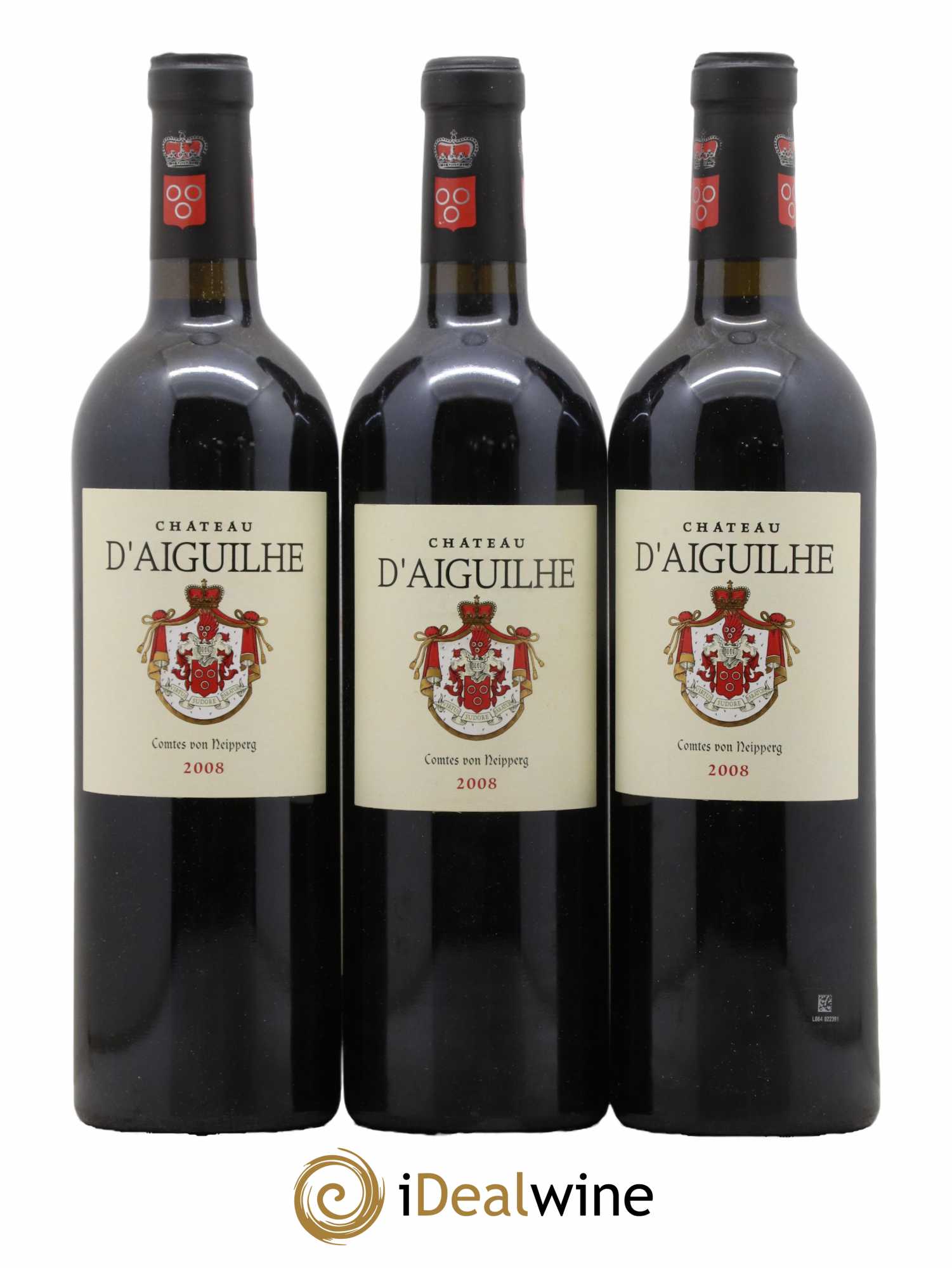 Château d' Aiguilhe 2008 - Lot de 3 bouteilles - 0