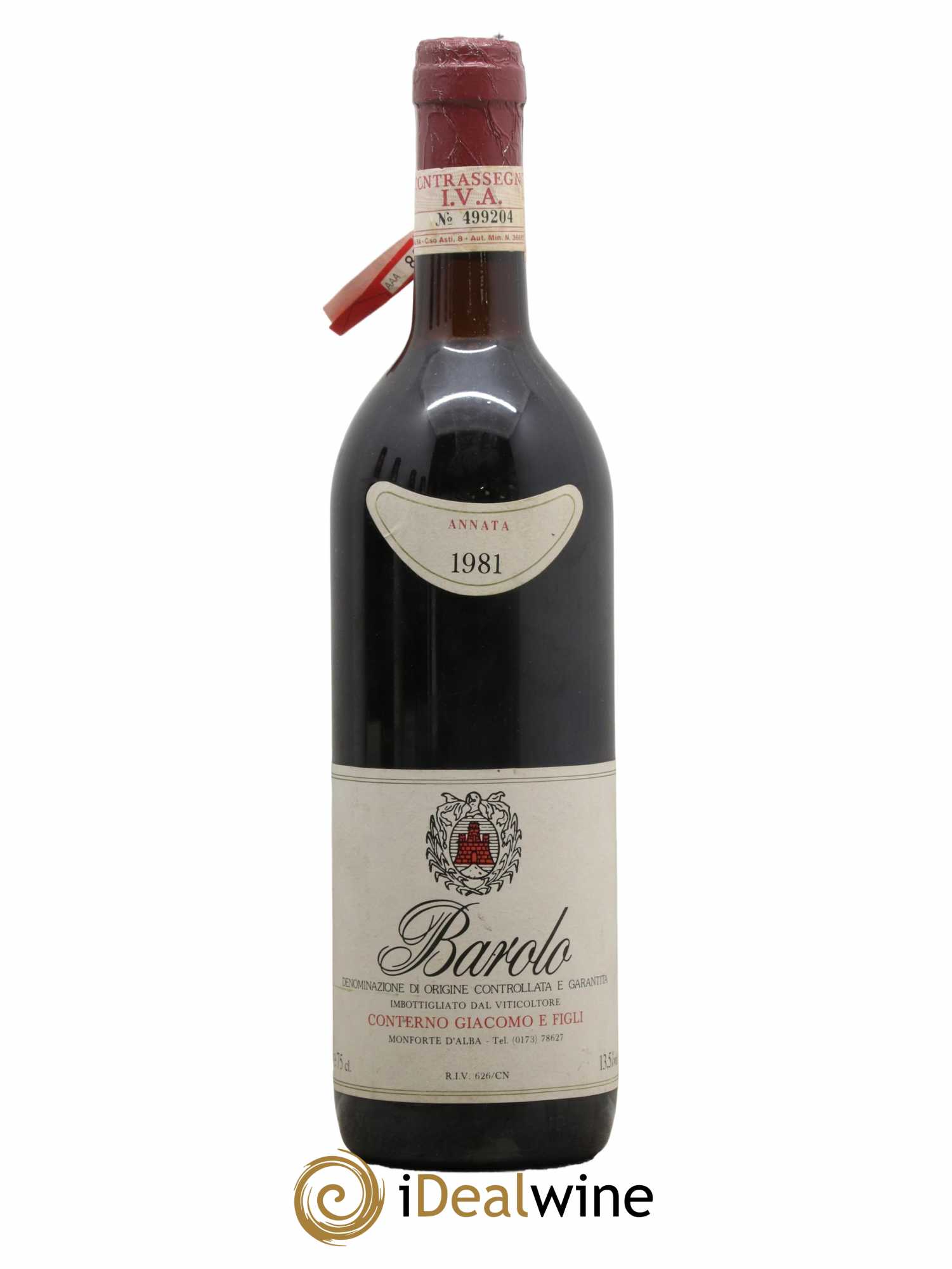 Barolo DOCG Giacomo Conterno 1981 - Lot de 1 bouteille - 0